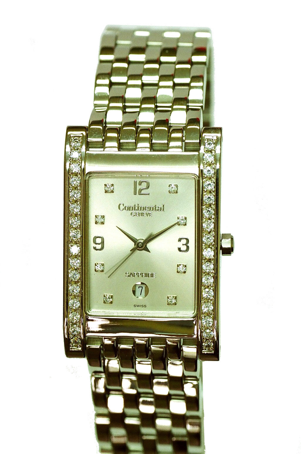 Montre Continental Geneve 1001-117 pour homme, ton argent
