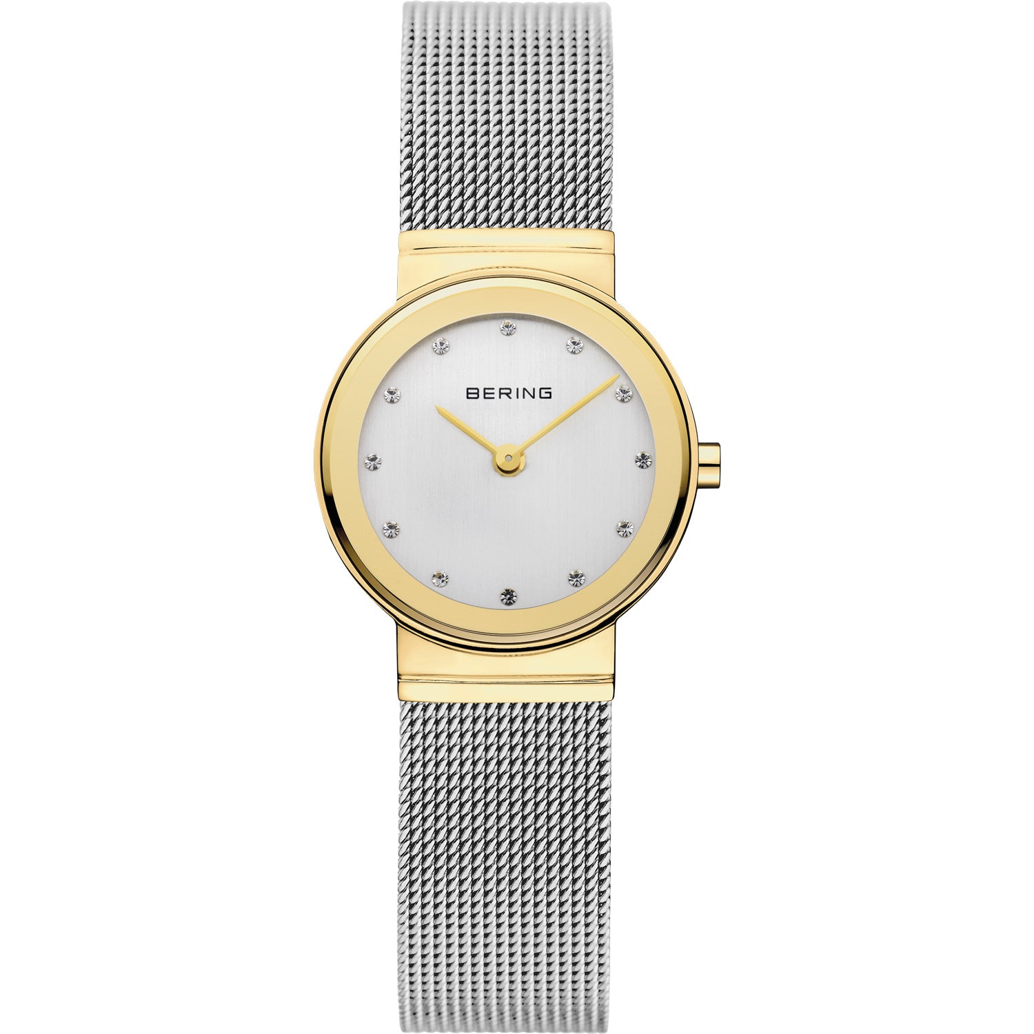 Montre Bering pour femme, argent et or