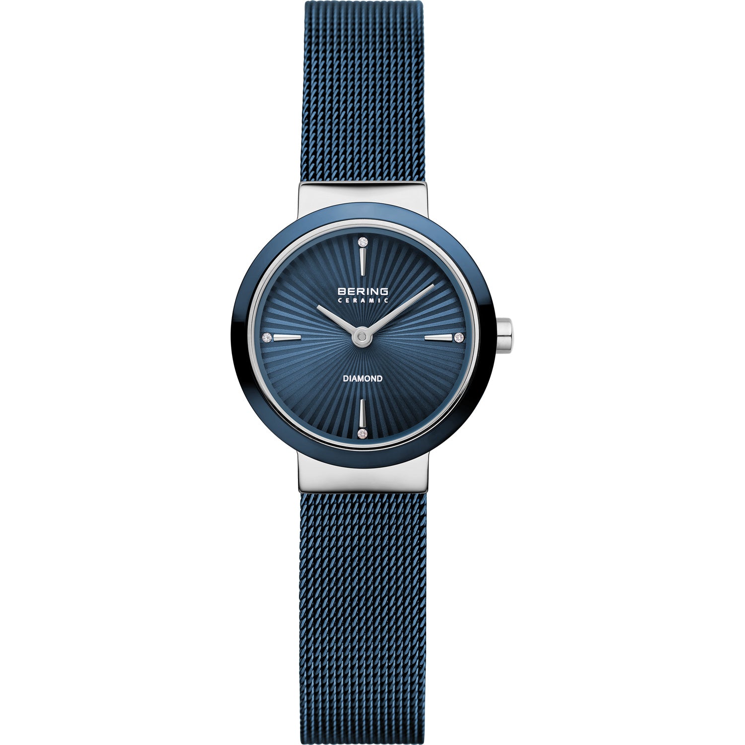 Montre Bering maille bleue et céramique
