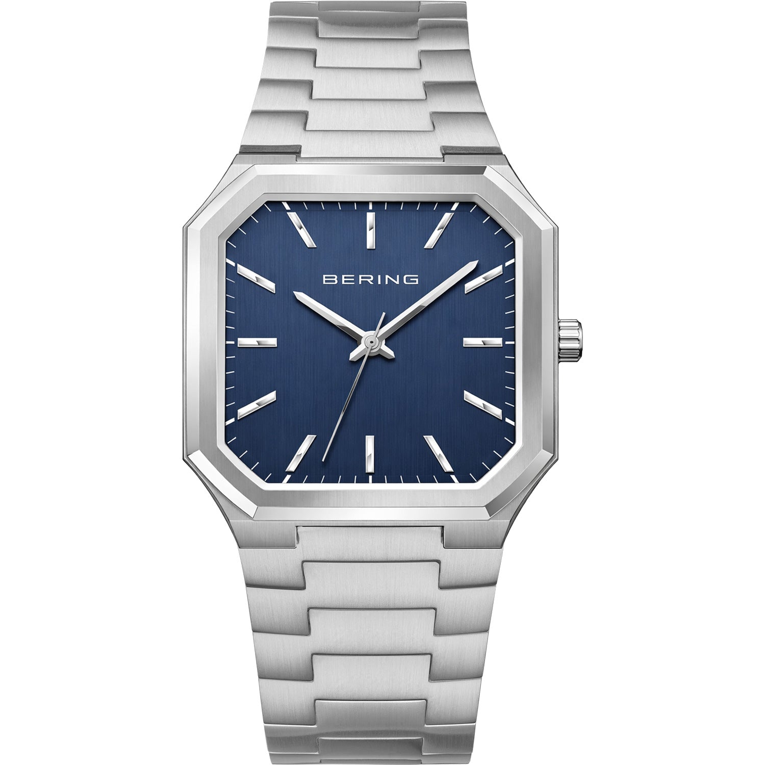 Montre carrée Bering, cadran bleu