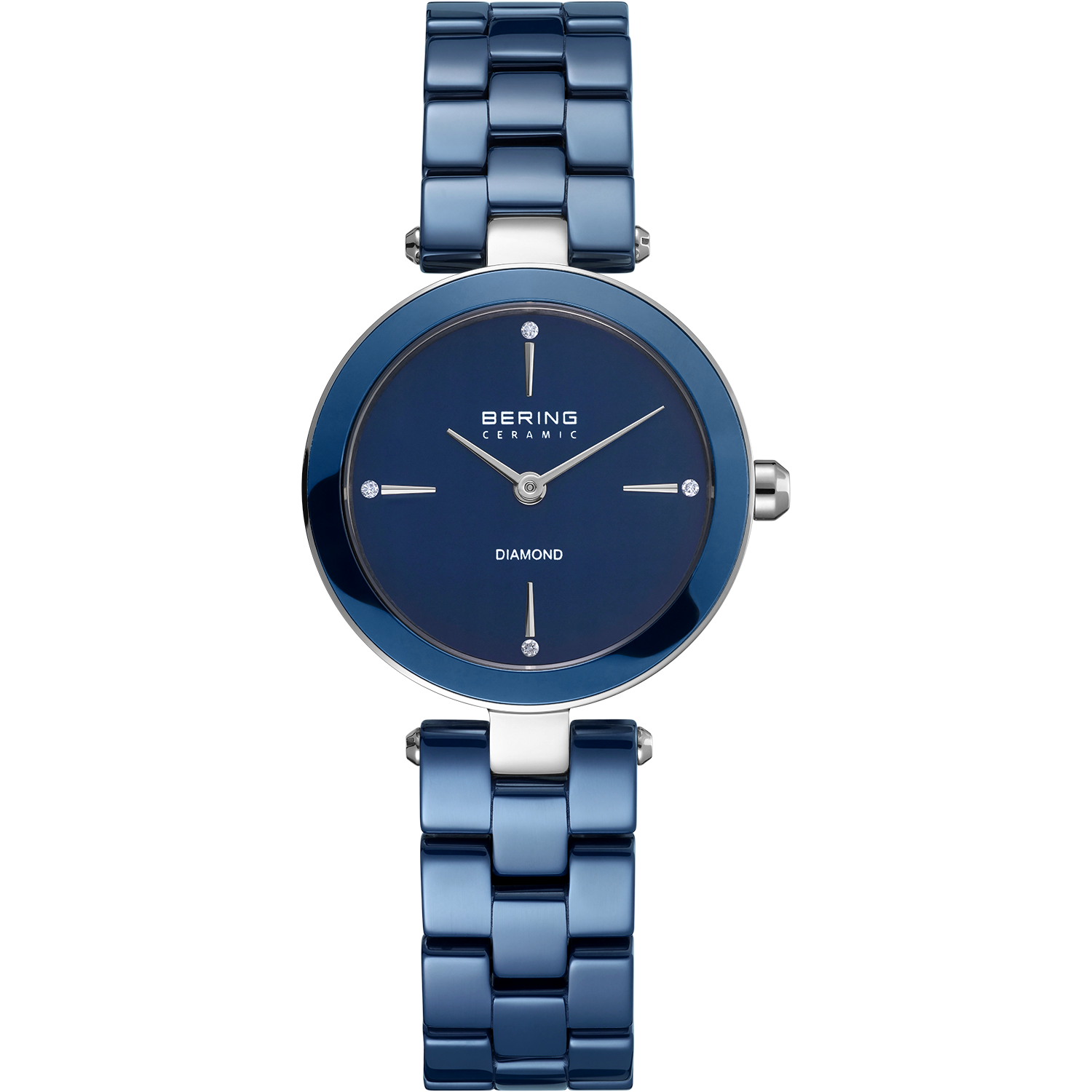 Montre Bering en céramique bleue