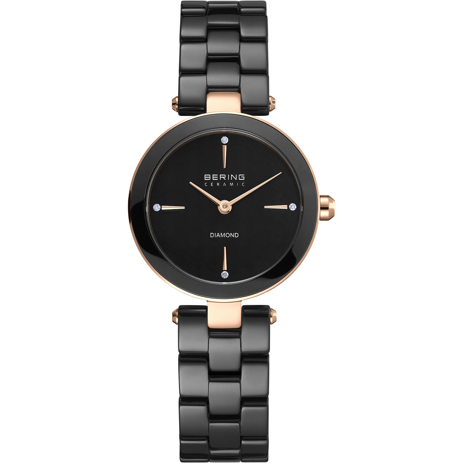 Montre Bering en céramique noire