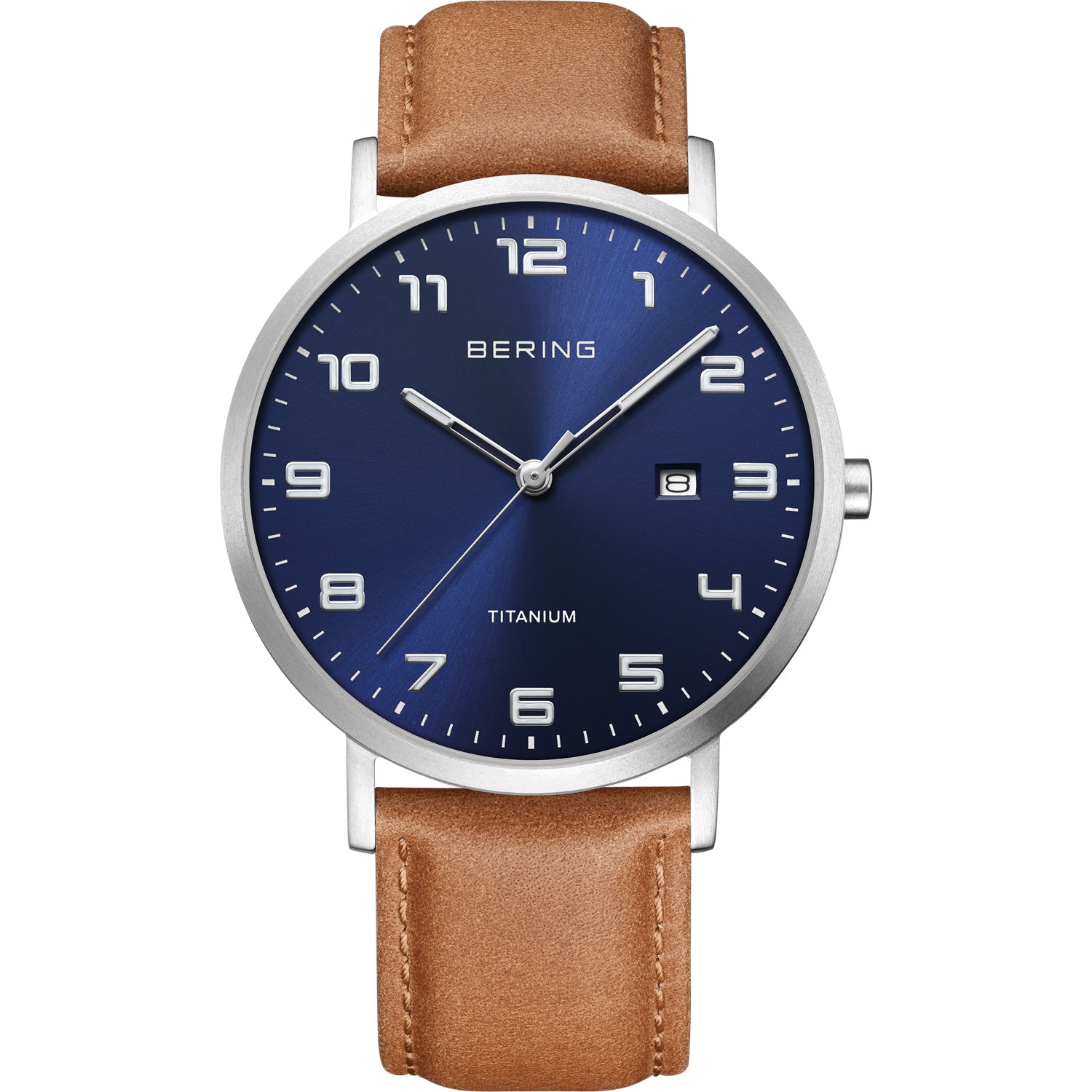Montre homme Bering Tit Cadran bleu Brn