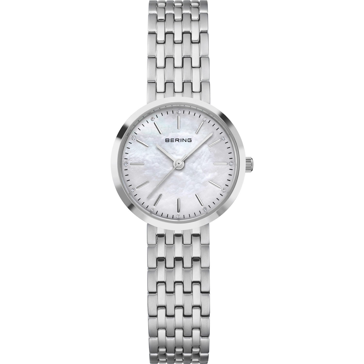 Montre Bering Femme en Nacre Argentée D