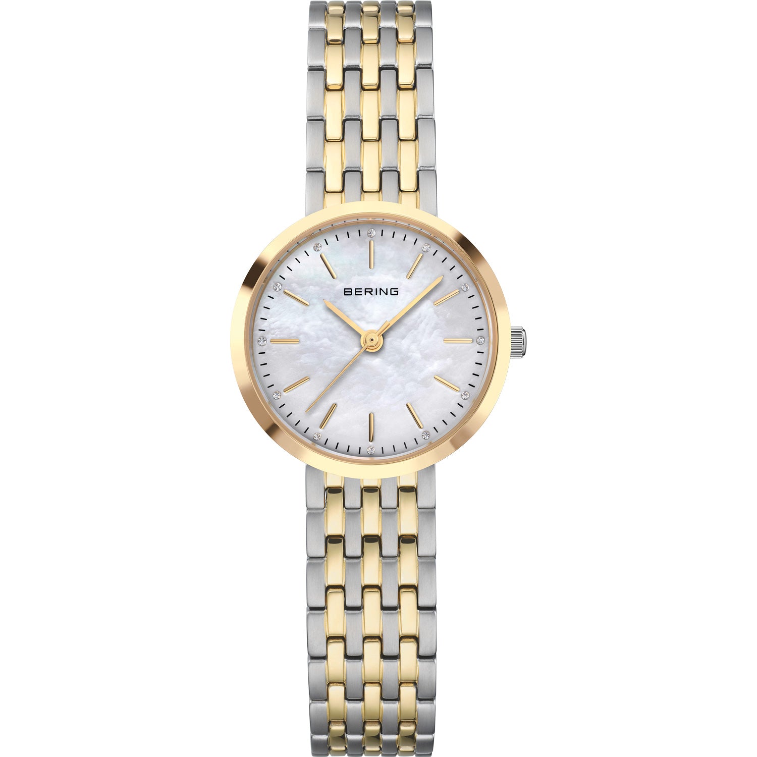 Montre Bering pour femme bicolore nacre D