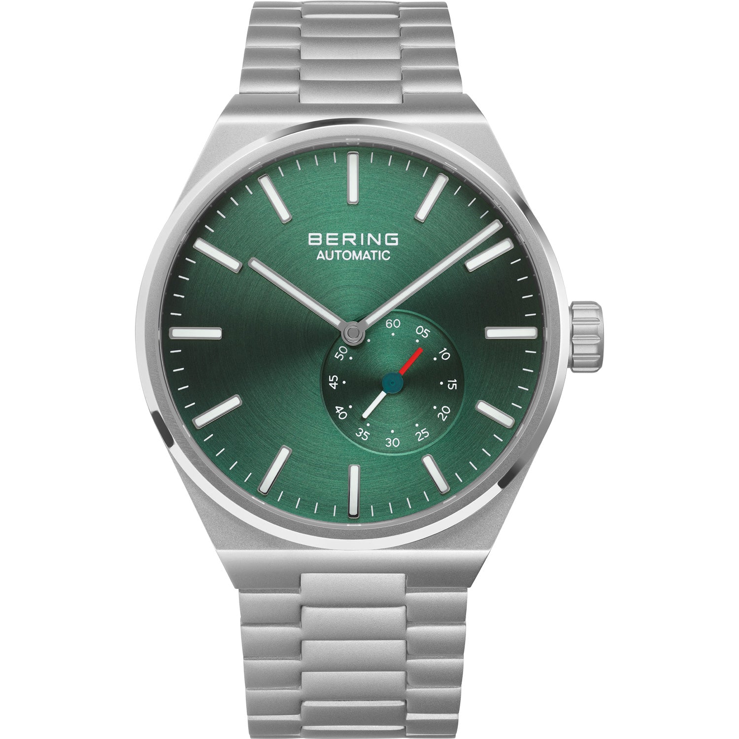 Montre automatique Bering pour homme, couleur canon de fusil