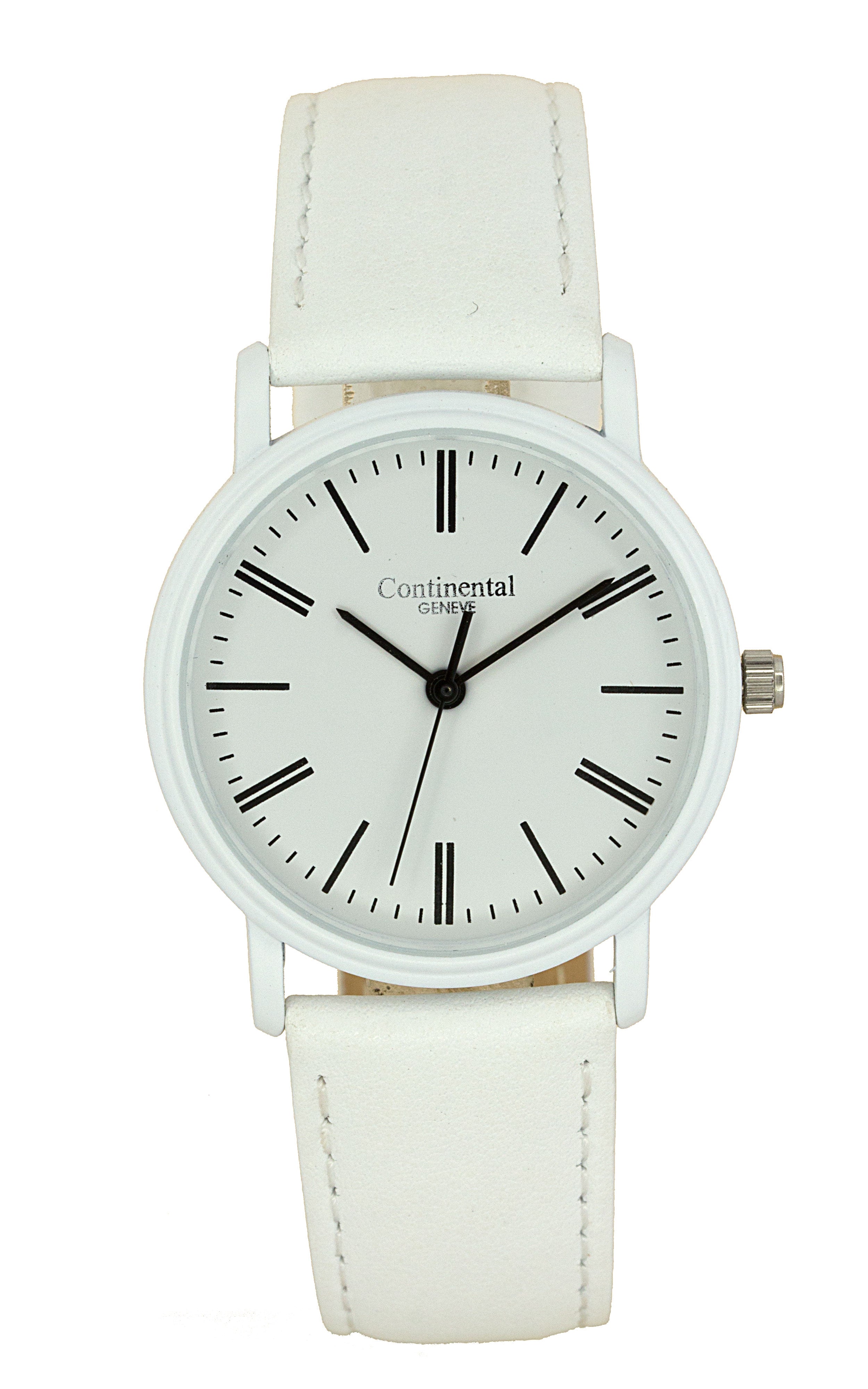Montre Homme Continental Geneve 2384-711 Boîtier Blanc