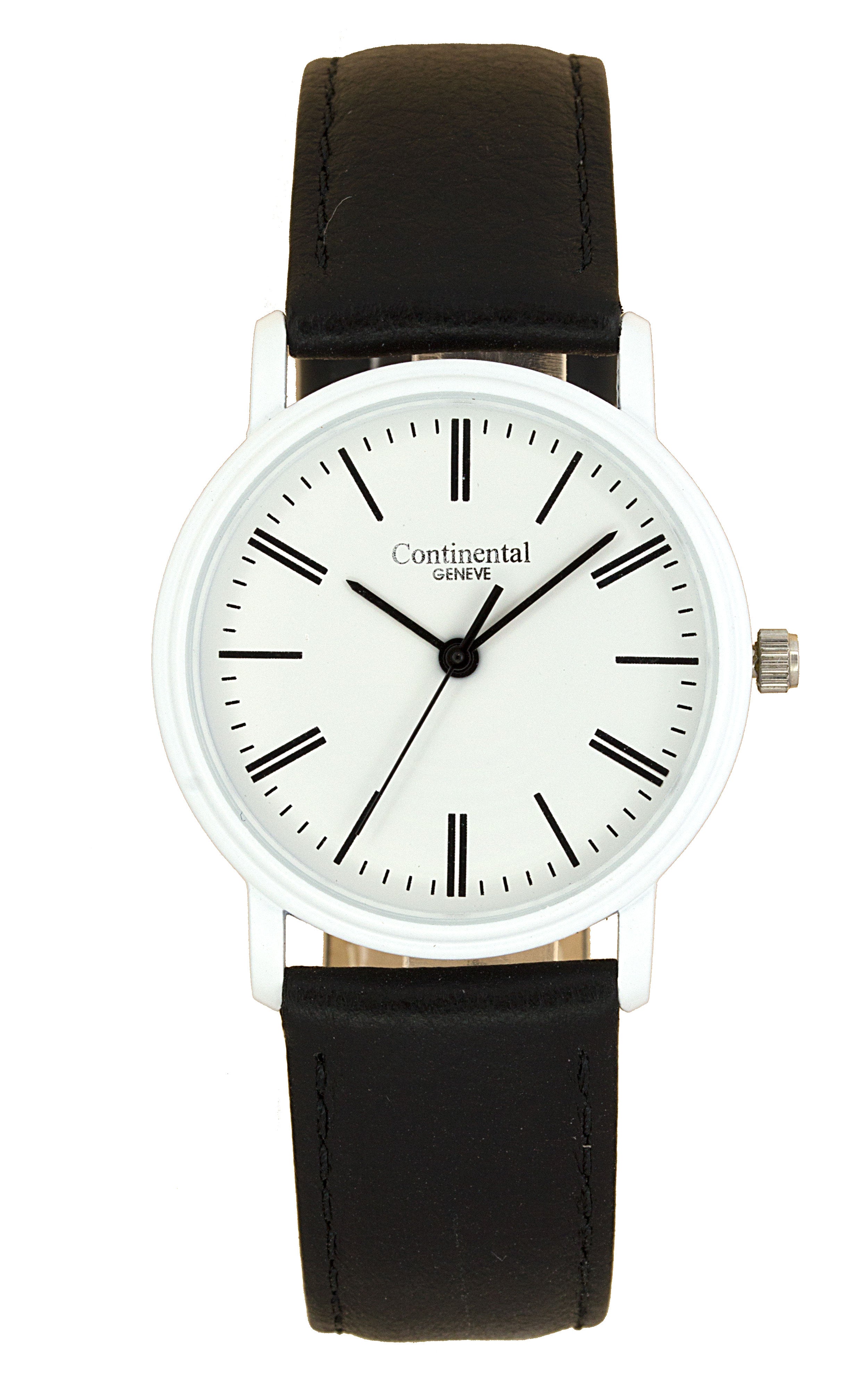 Continental Geneve 2384-713 Men'S White Case Watch
