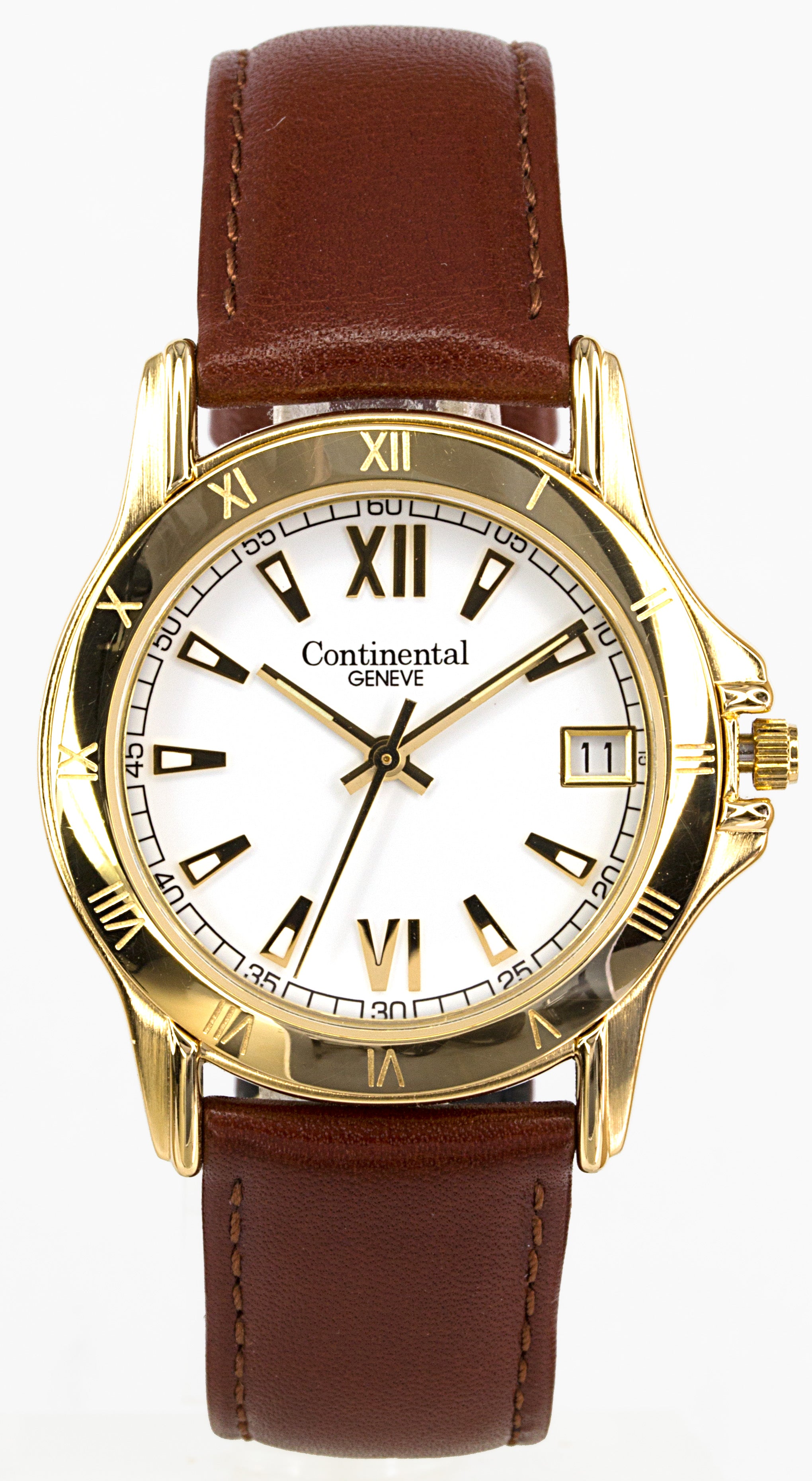 Continental Geneve 2570-212 Men'S Gold Watch
