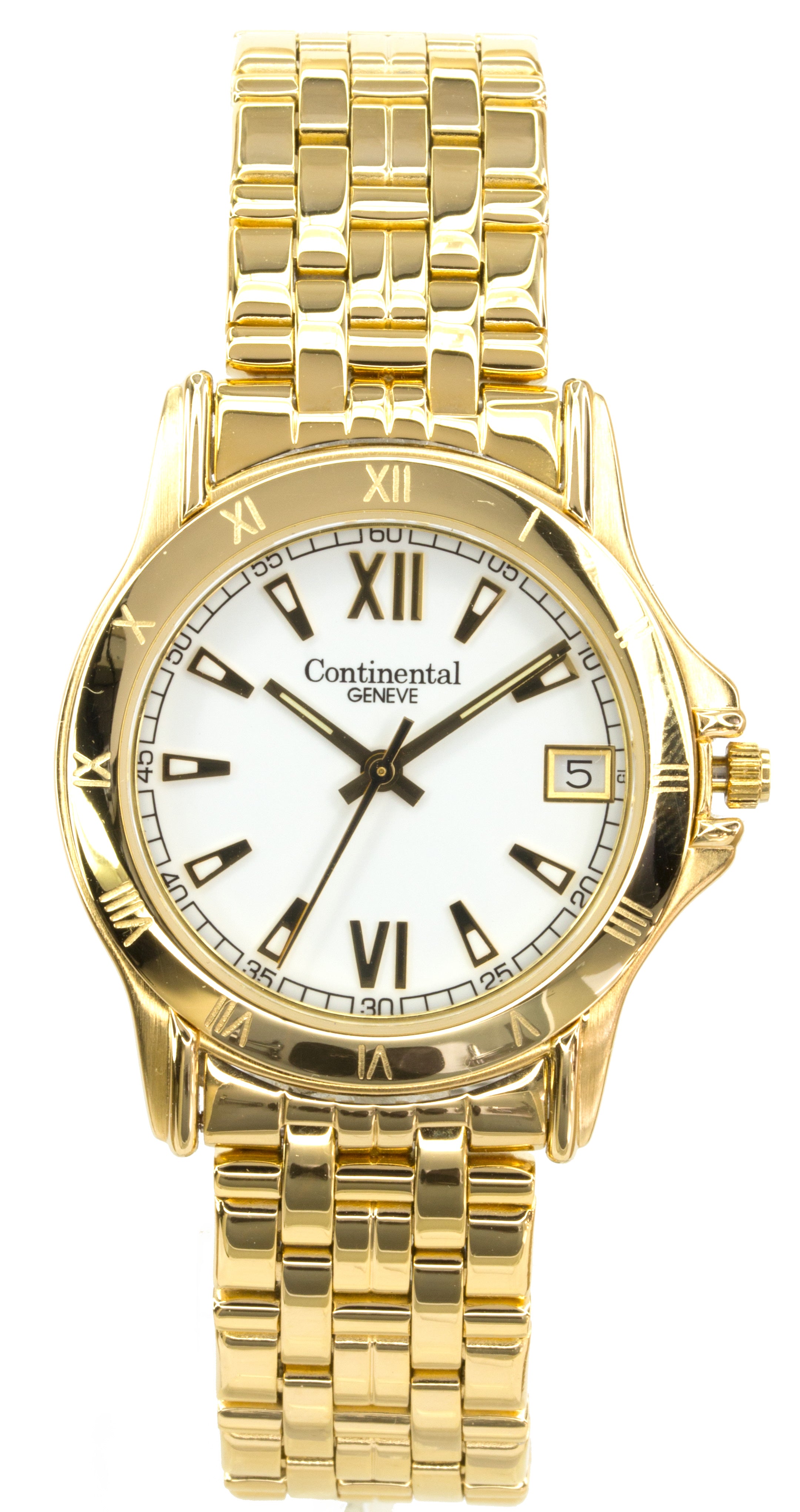 Continental Geneve 2570-217 Men'S Gold Watch