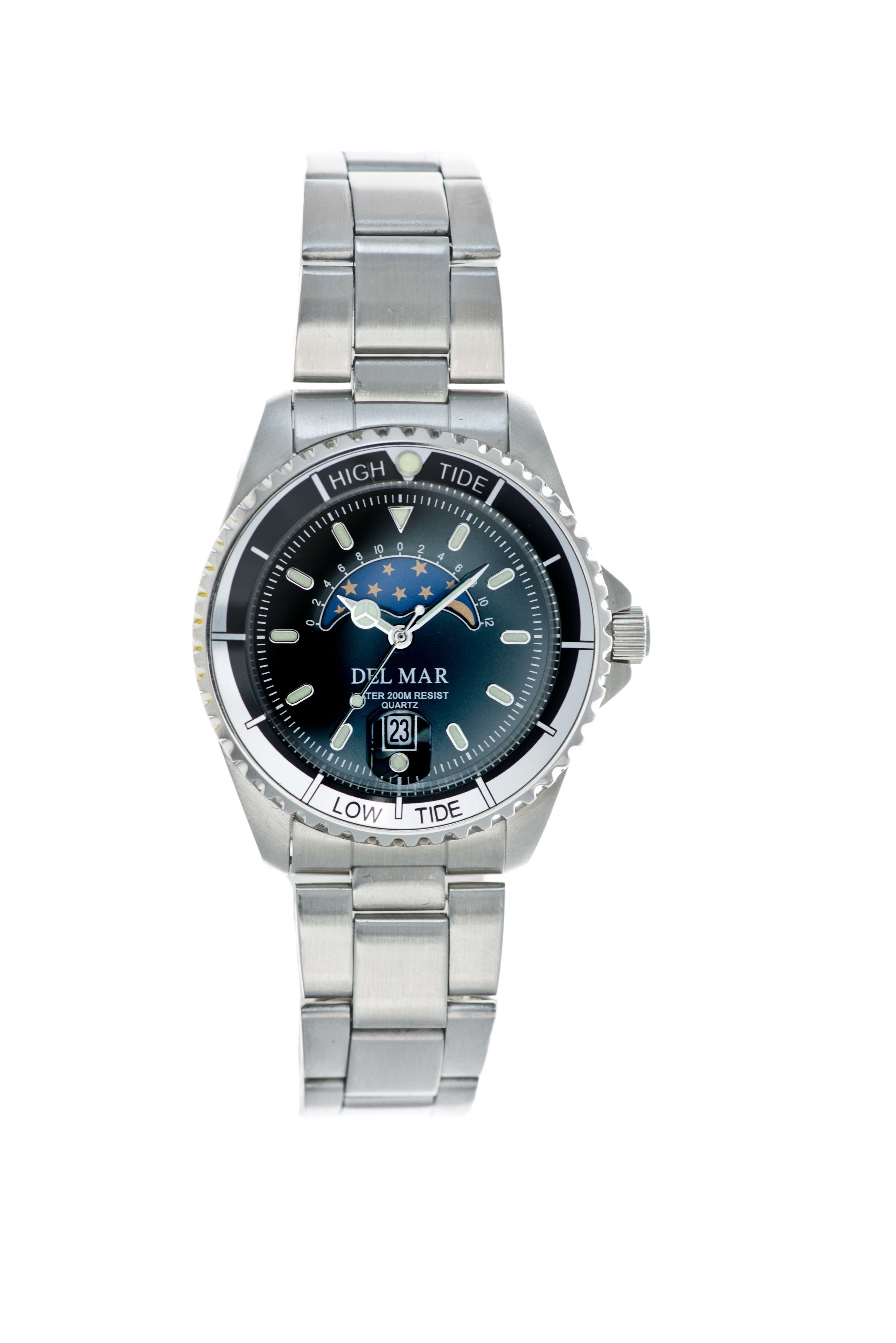 Del Mar 50205 Unisex Silver Watch