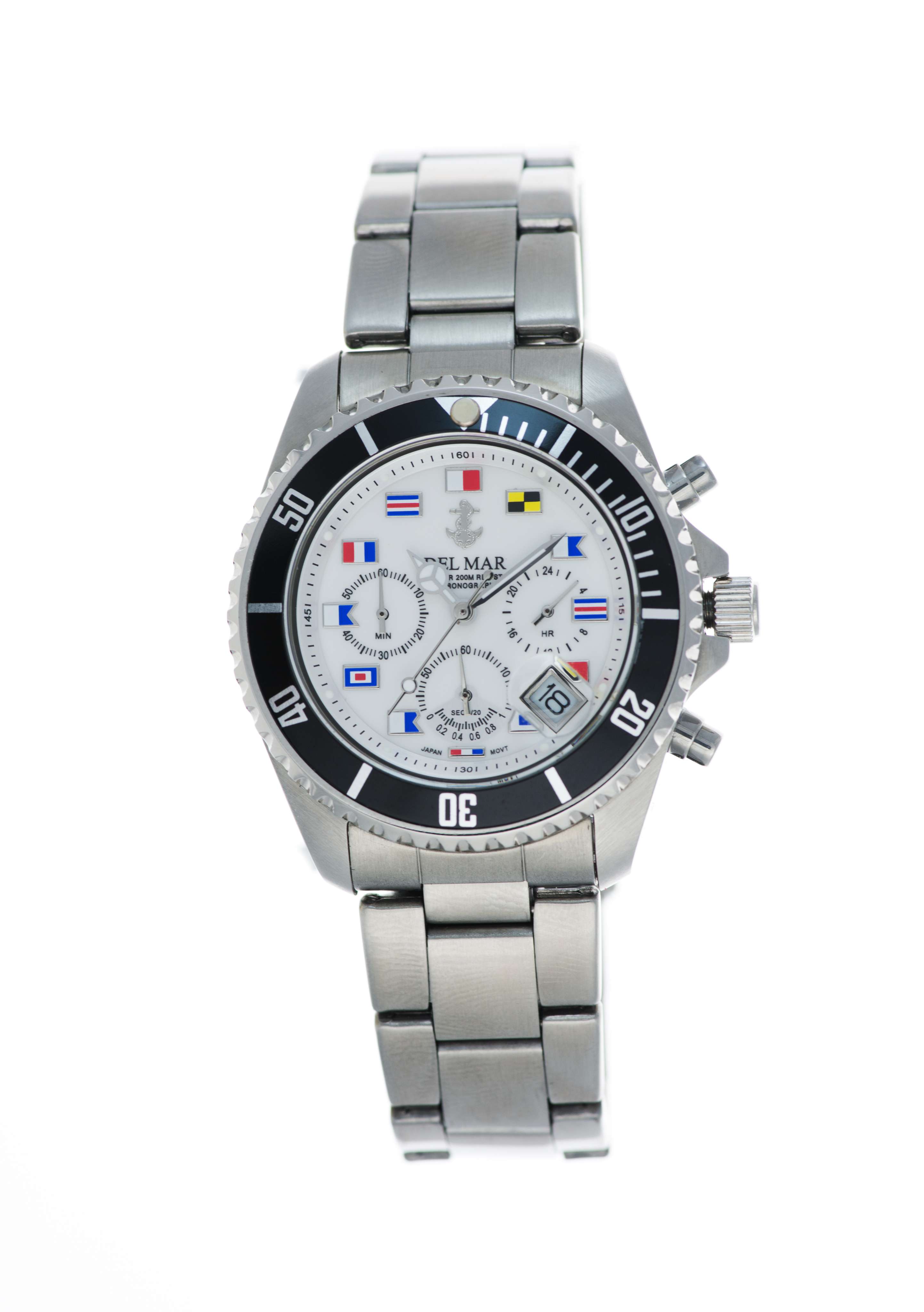 Montre Del Mar 50214 Homme Argent/Noir