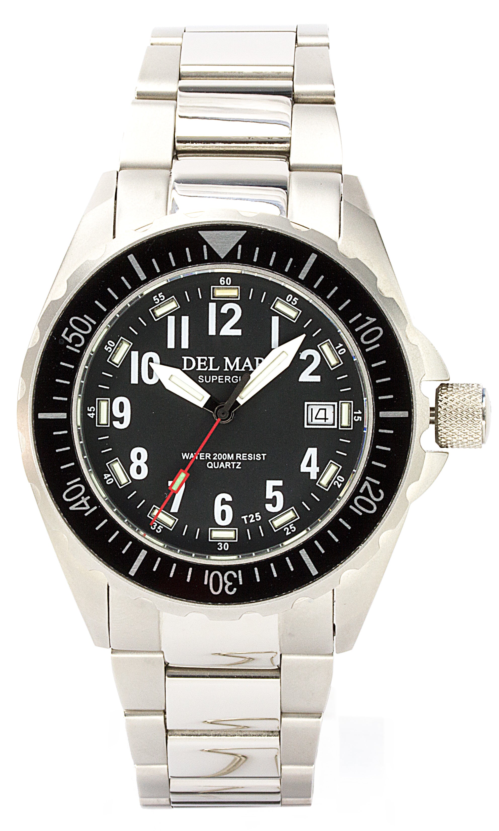 Montre Del Mar 50253 Homme Argent/Noir