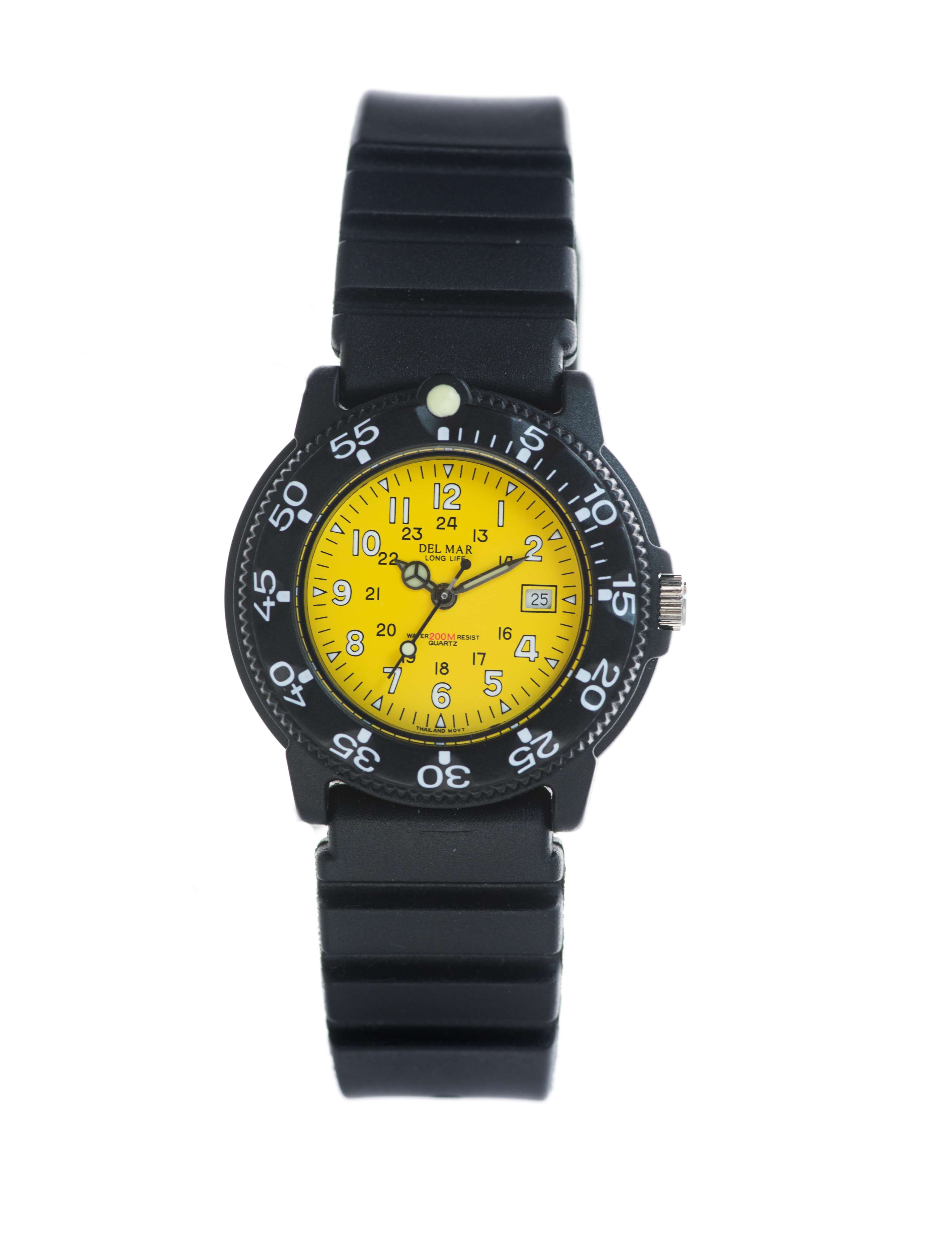 Montre noire Del Mar 50281 pour femme