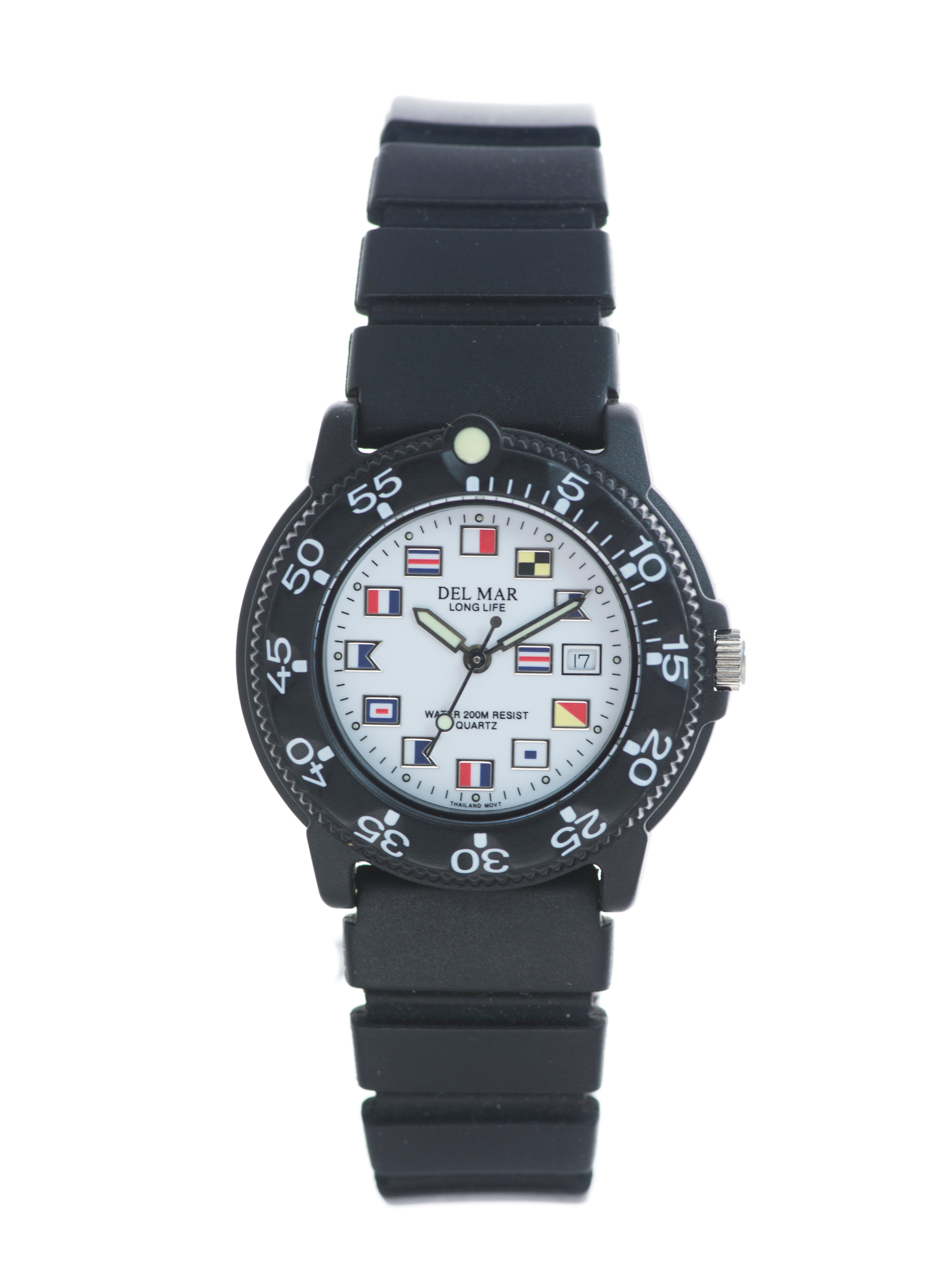 Montre noire Del Mar 50294 pour femme