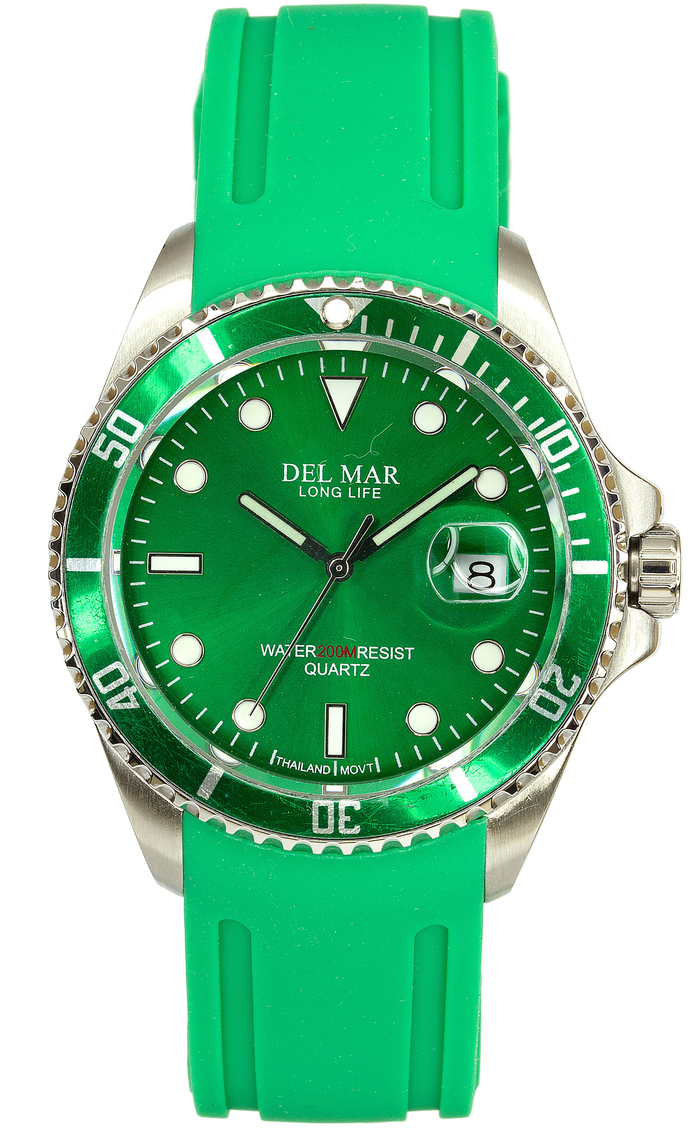 Montre Del Mar 50382 homme argentée/marron