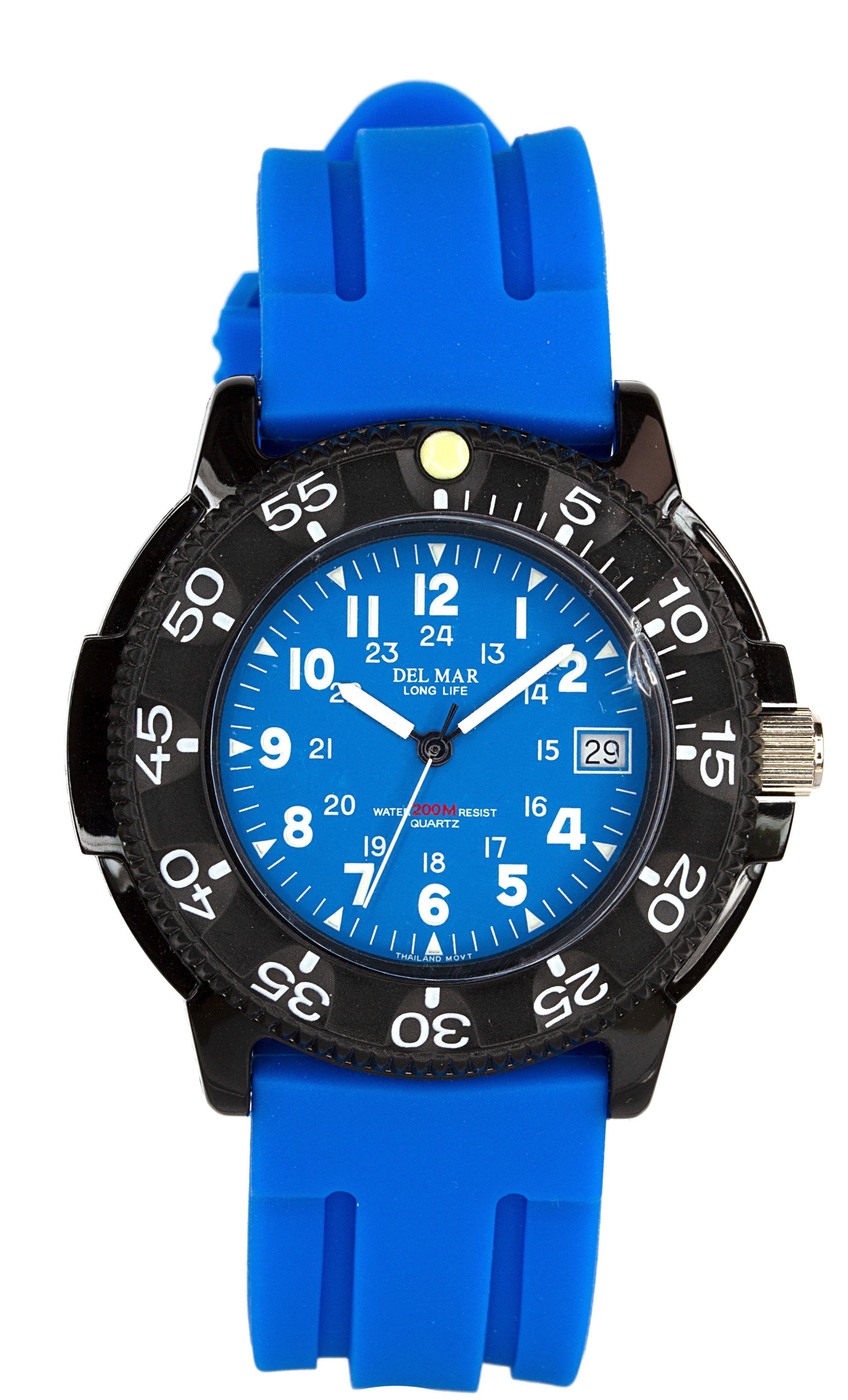 Montre noire Del Mar 50387 pour homme