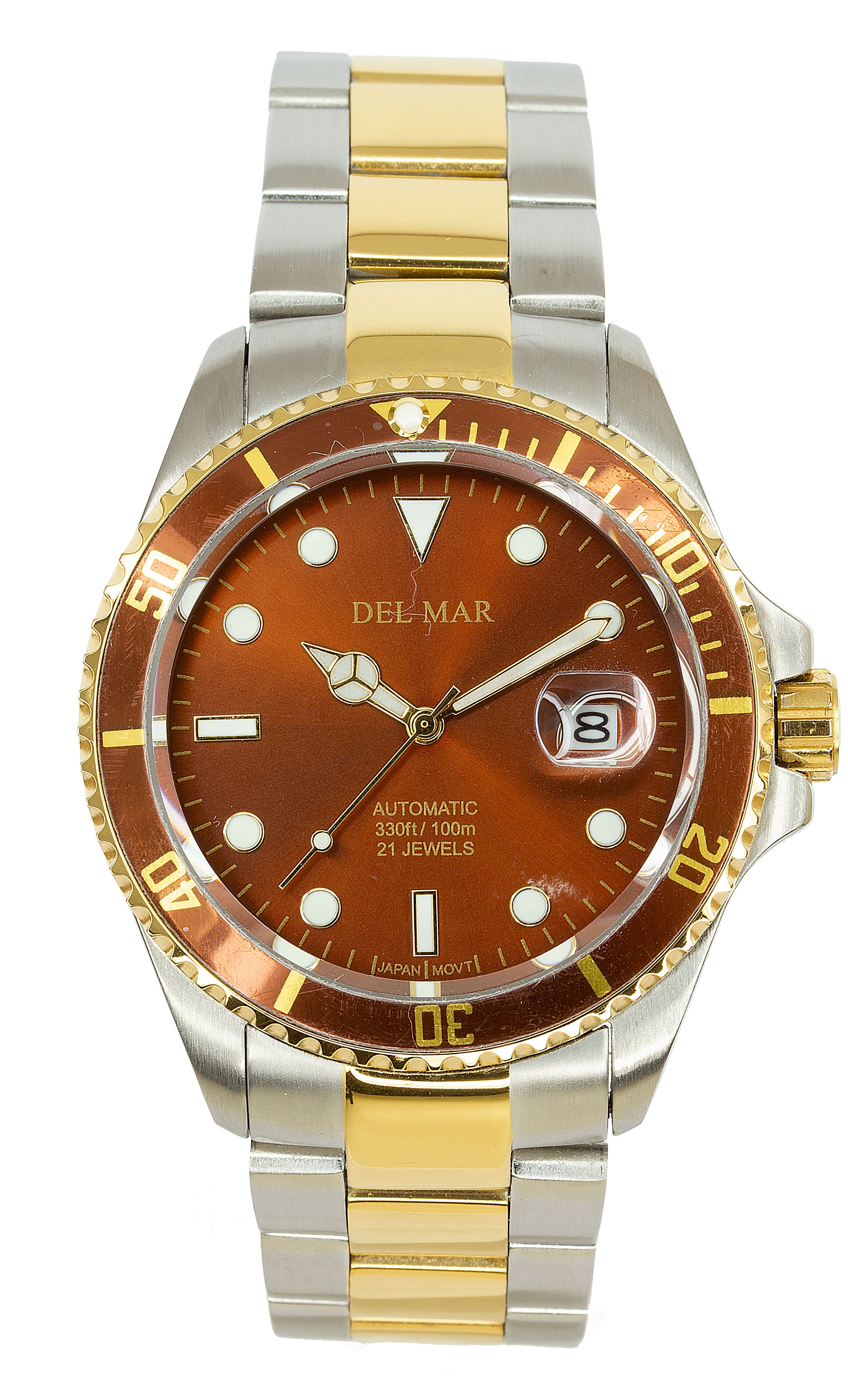 Montre homme Del Mar 50389 argent/or