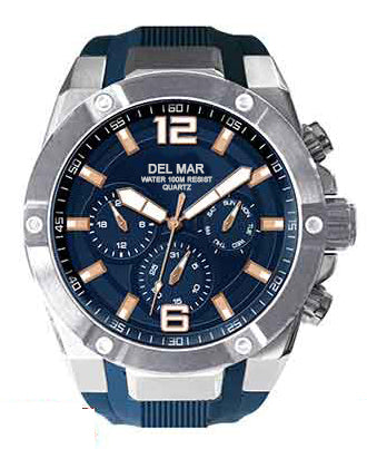 Montre Homme Argentée Del Mar 50393