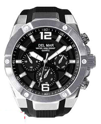 Montre homme Del Mar 50394 argentée
