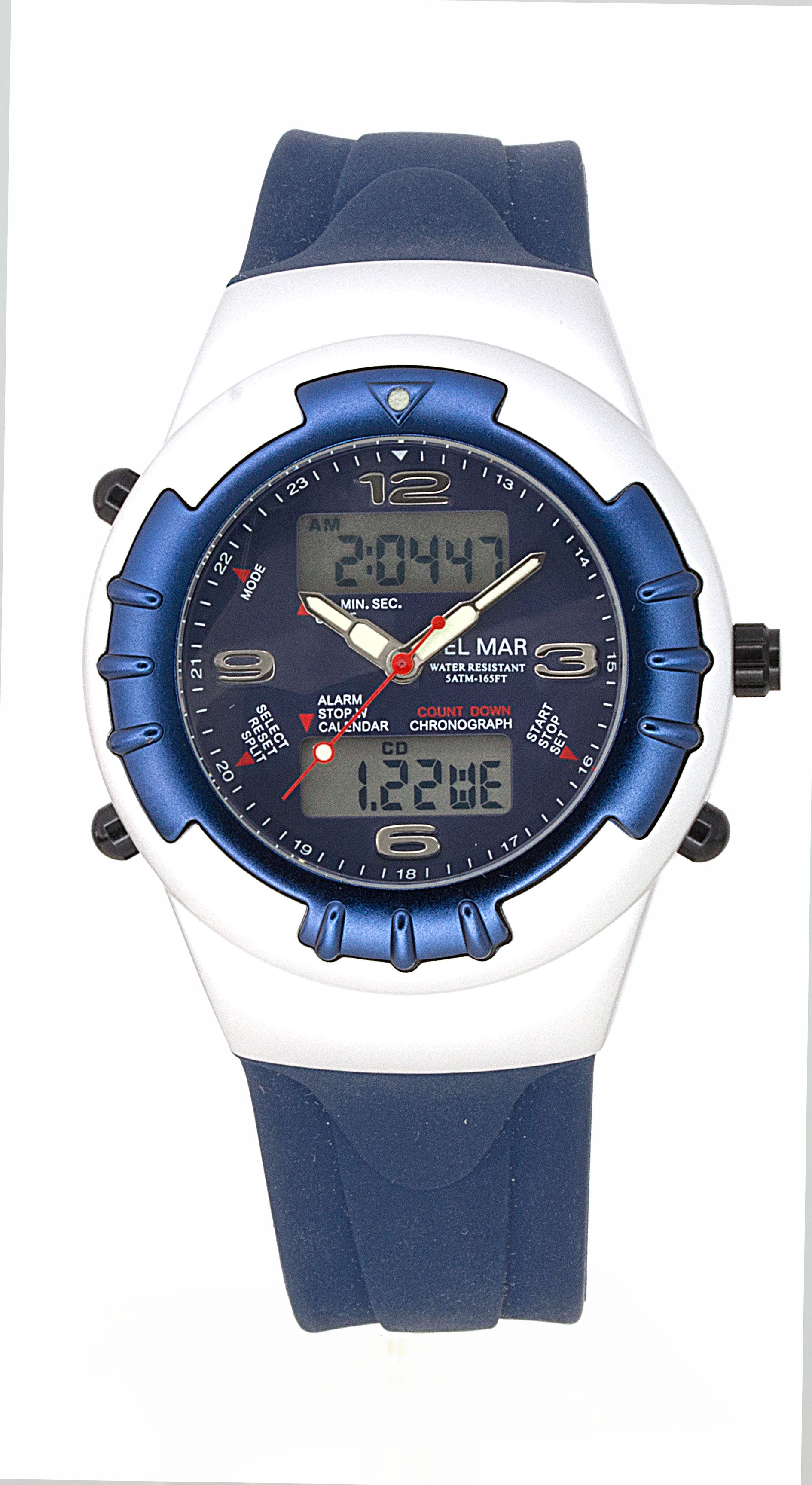Del Mar 50398 Unisex White Metallic Watch