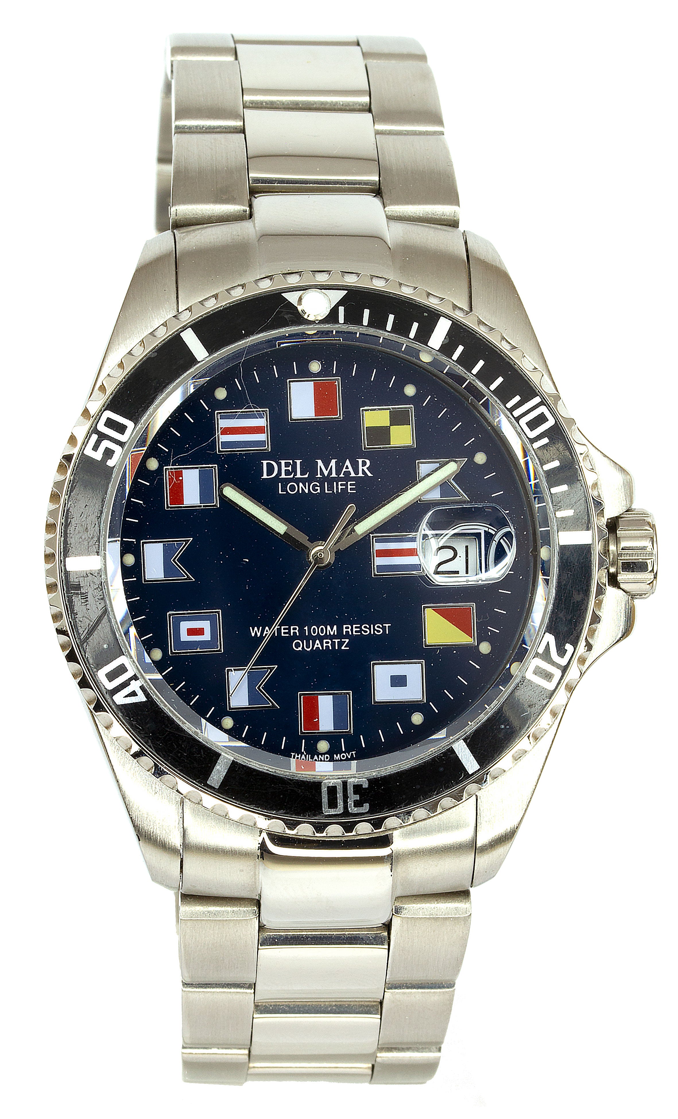 Montre Del Mar 50404 Homme Argent/Noir