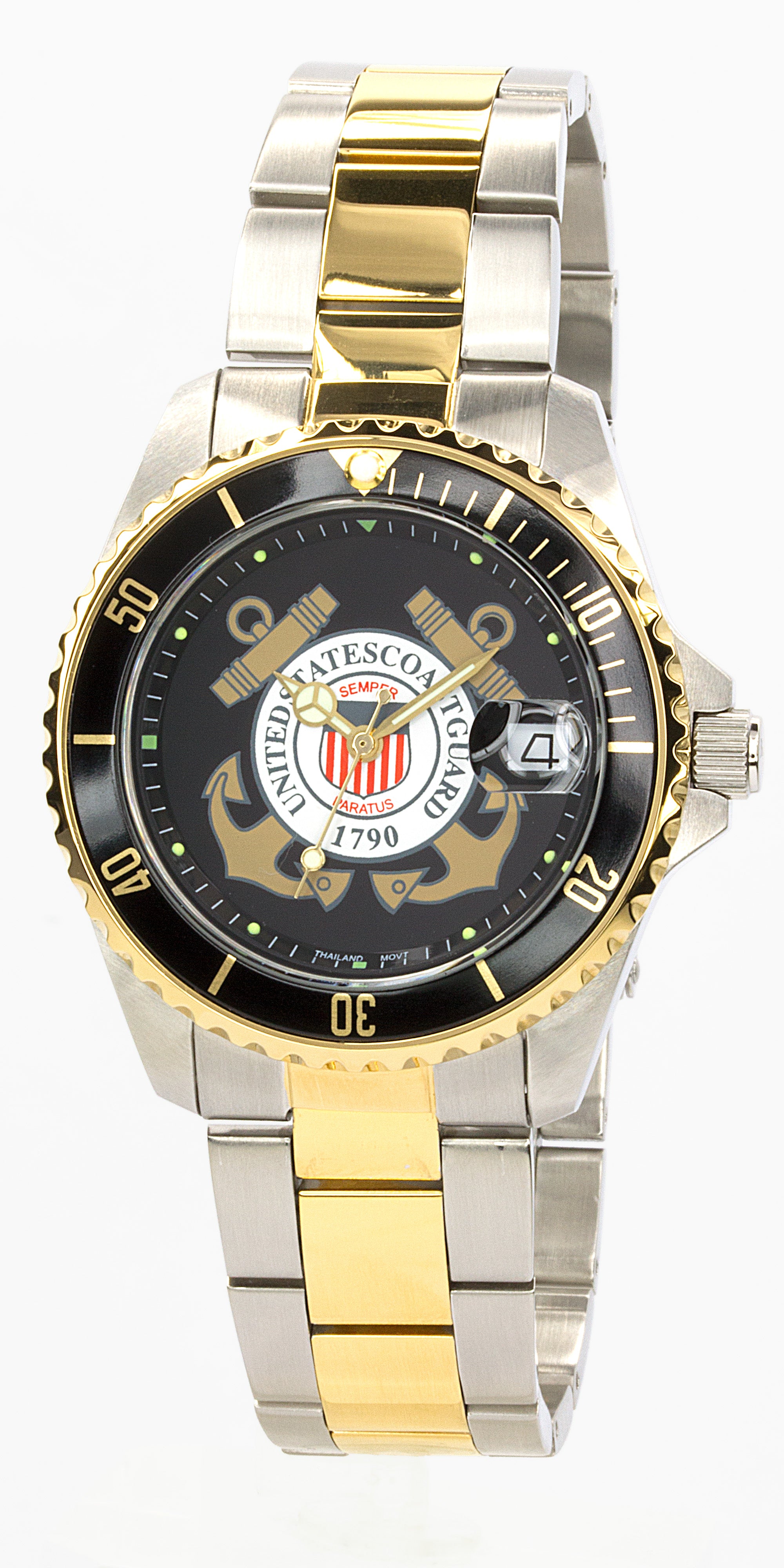 Del Mar 50499 Unisex Silver/Gold Watch