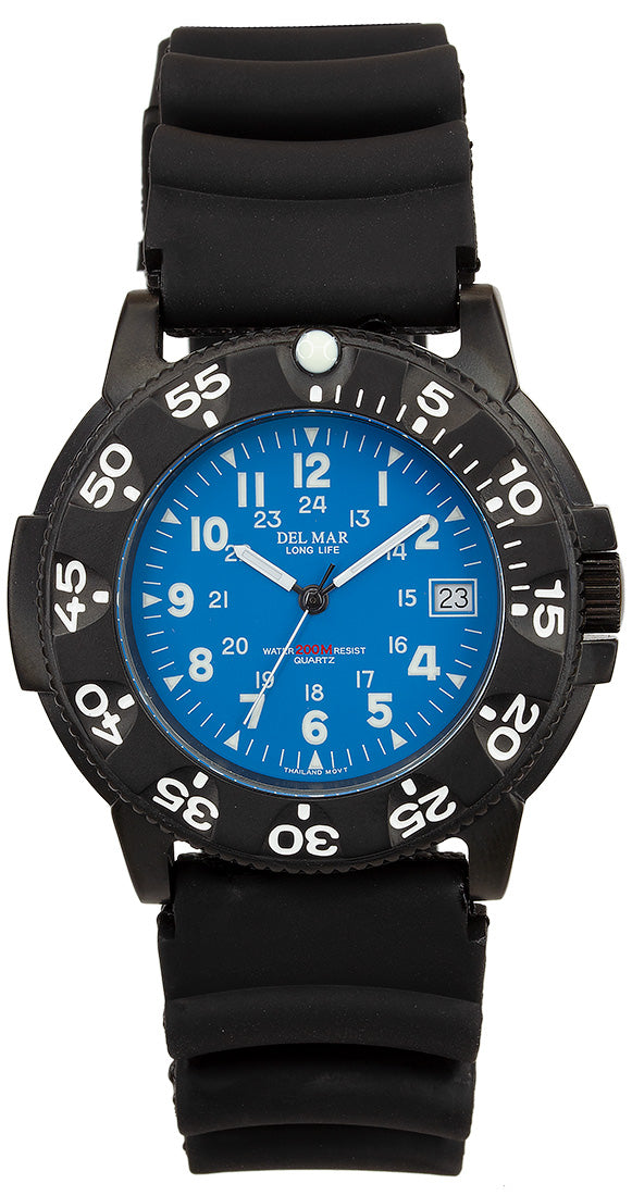 Montre noire pour hommes Del Mar 50508