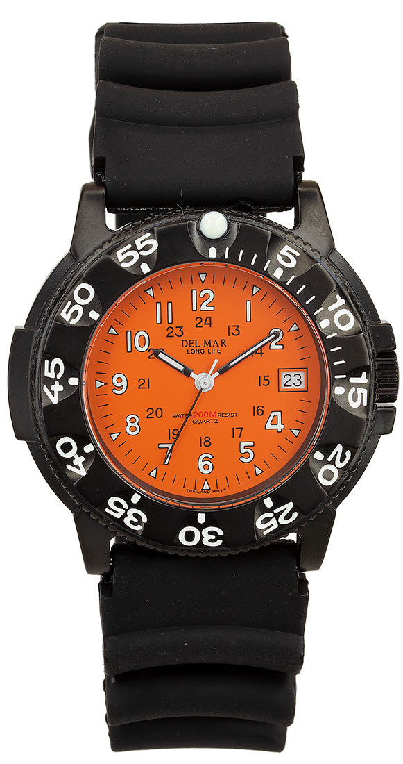 Montre noire Del Mar 50510 pour hommes