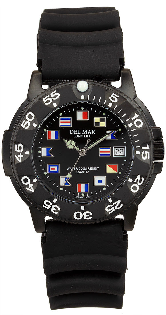 Montre Noire Del Mar 50514 pour Homme