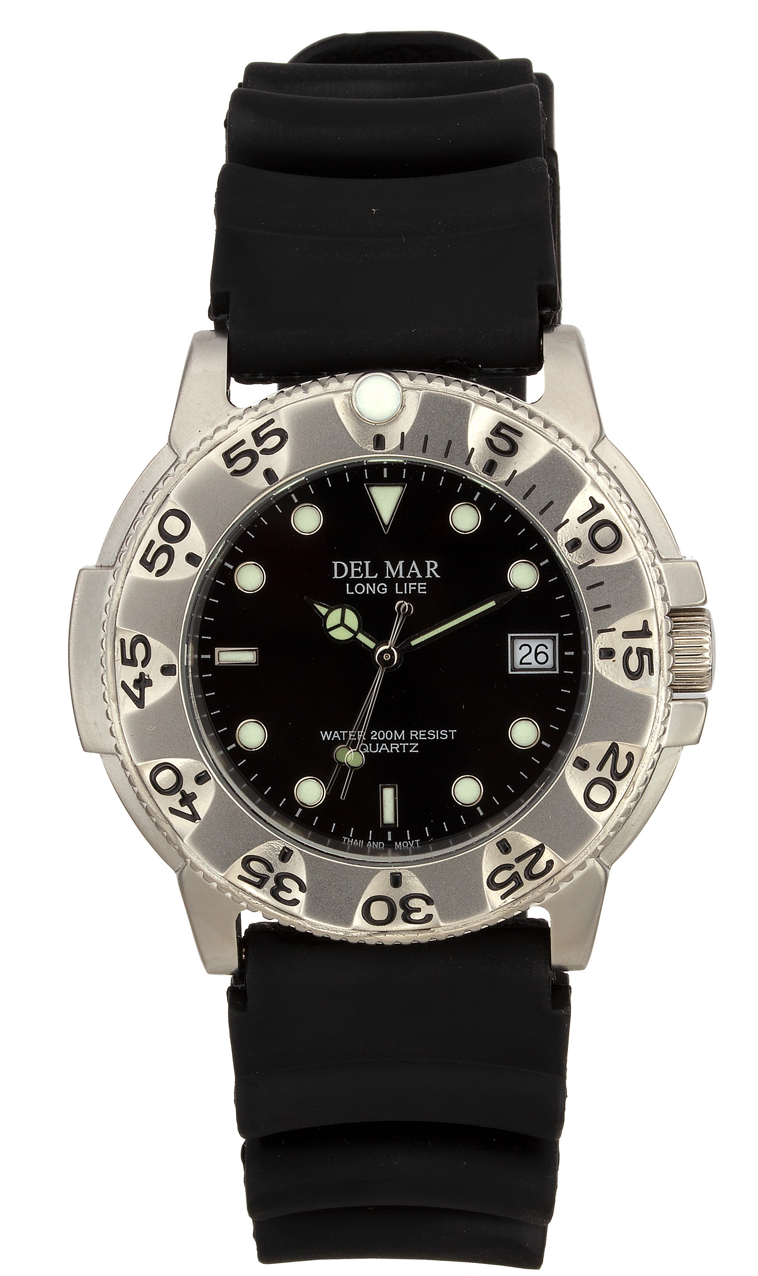 Montre homme Del Mar 50522 argentée