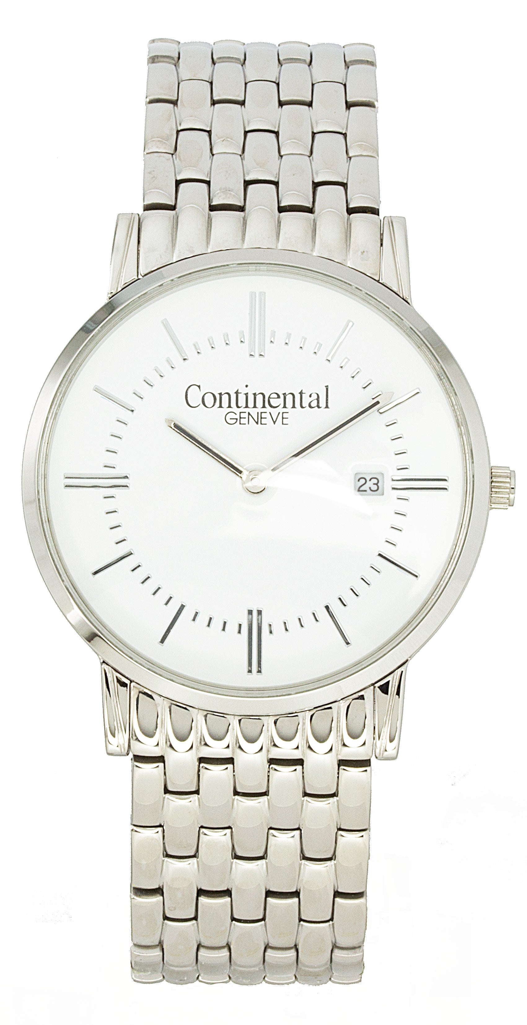 Continental Geneve 5227 Men'S Silver Watch