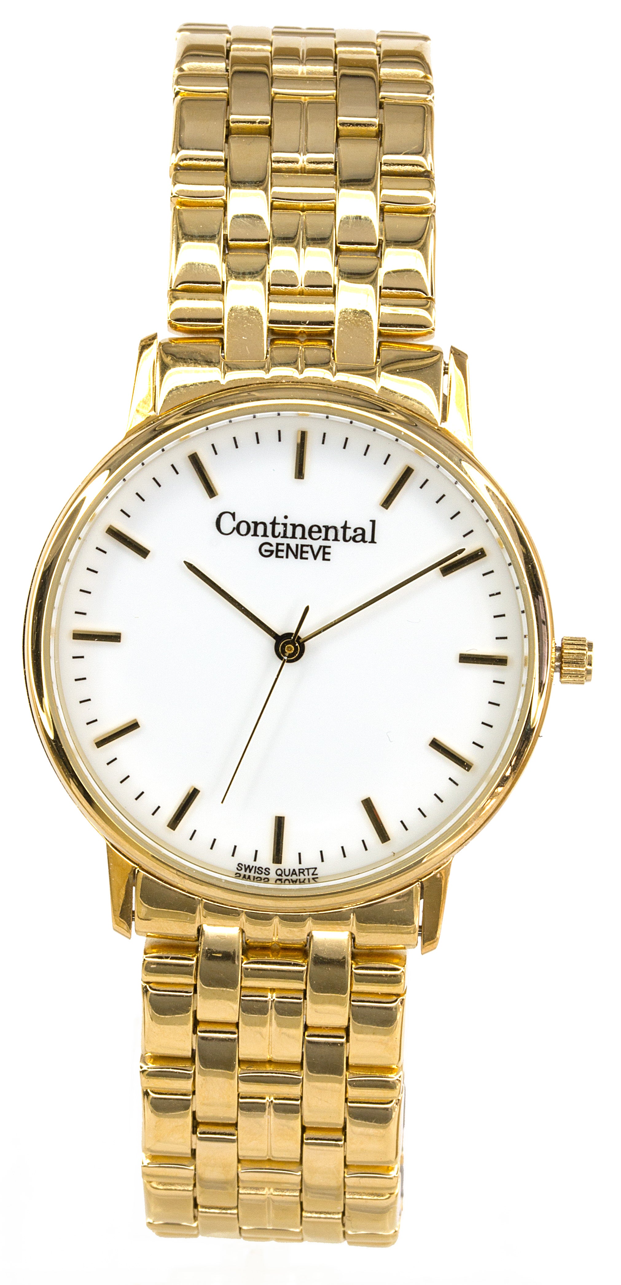Continental Geneve 777-217 Men'S Gold Tone Watch
