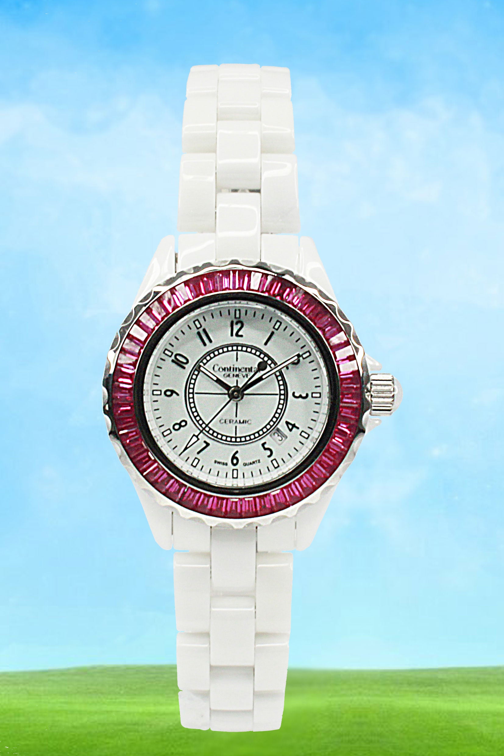 Montre Femme Blanche Continental Geneve 80392