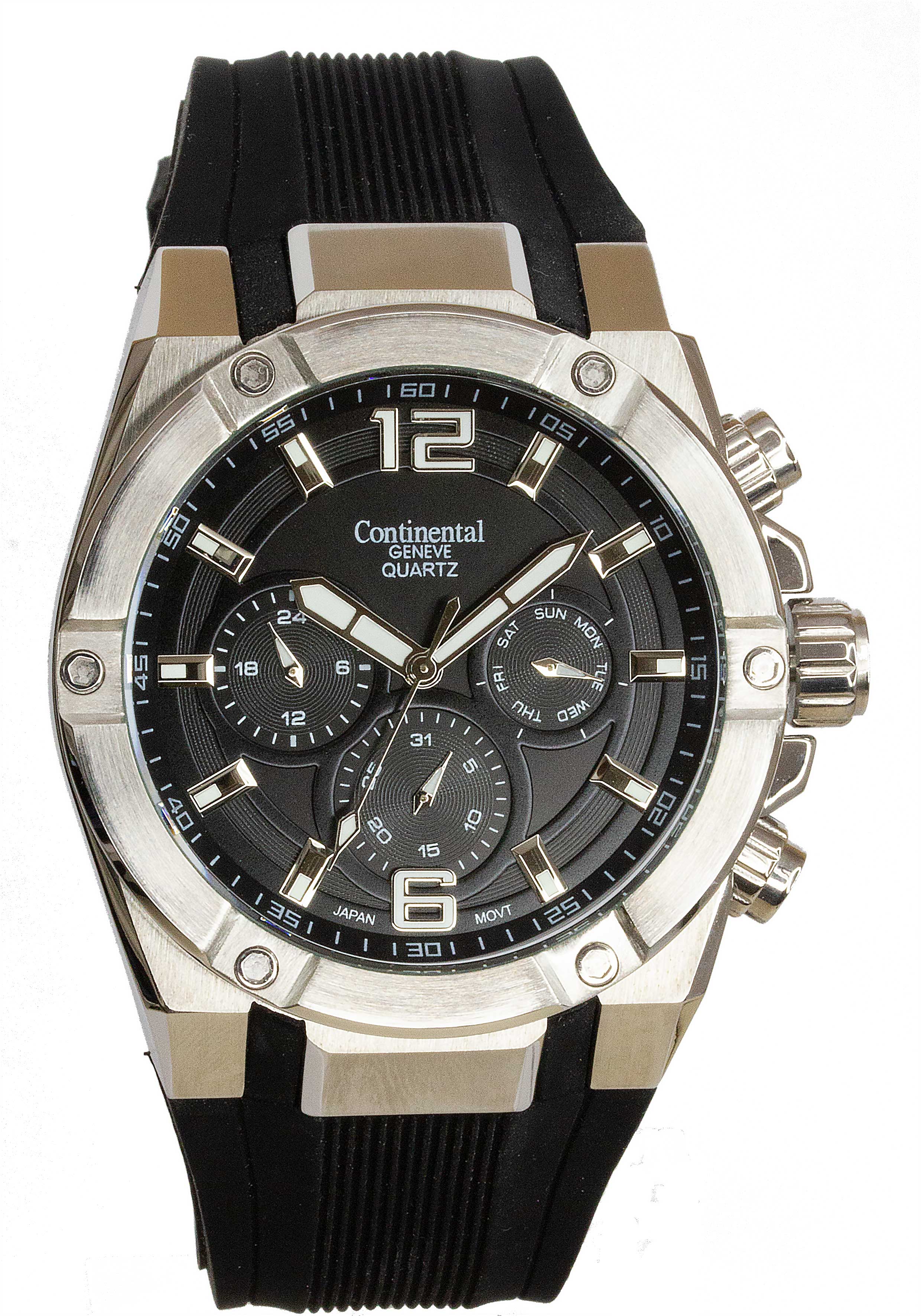 Montre Continental Geneve 9211-133 pour homme, bracelet acier