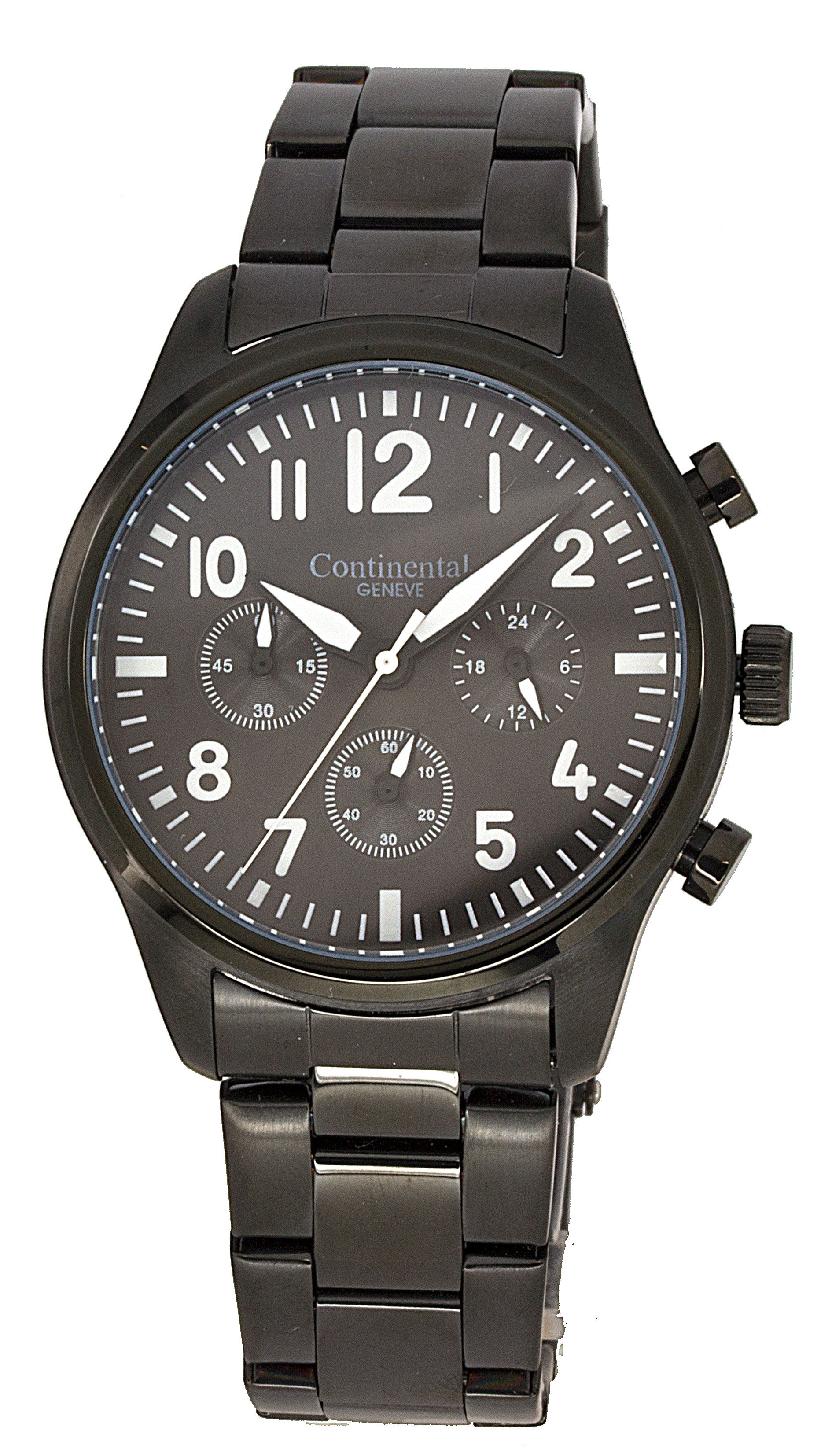Montre noire pour homme Continental Geneve 9316-337