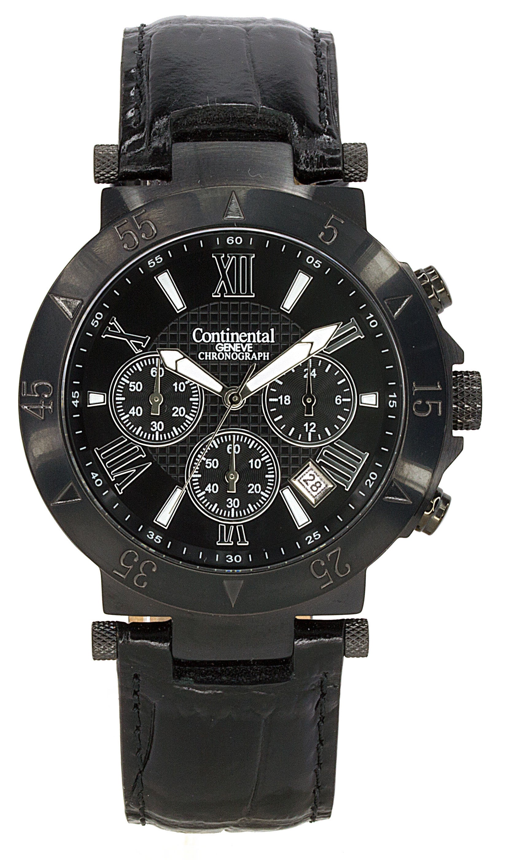 Continental Geneve 6145-333 Men'S Black Watch