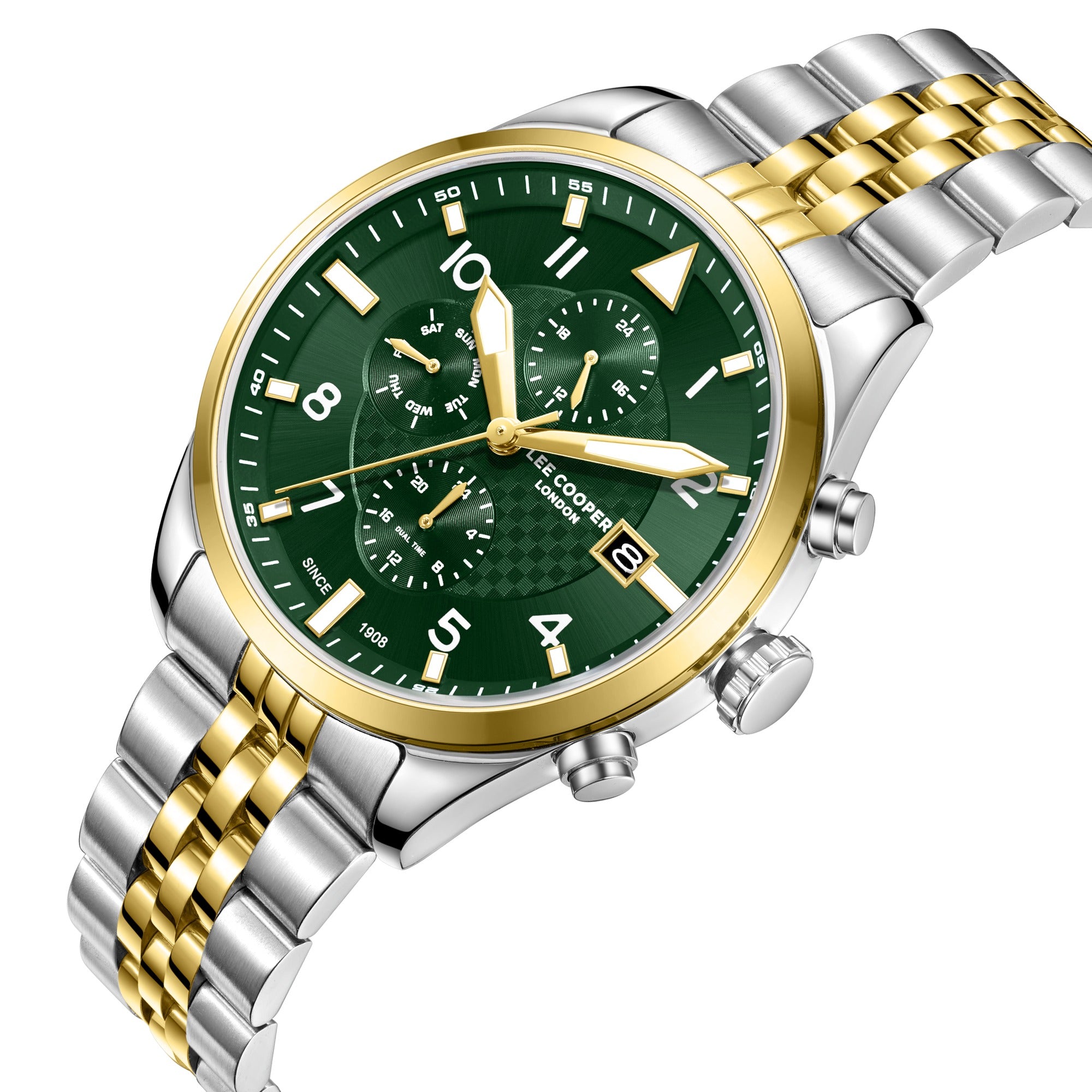 Montre Homme Lee Cooper Lc08318.270 Argent/Or