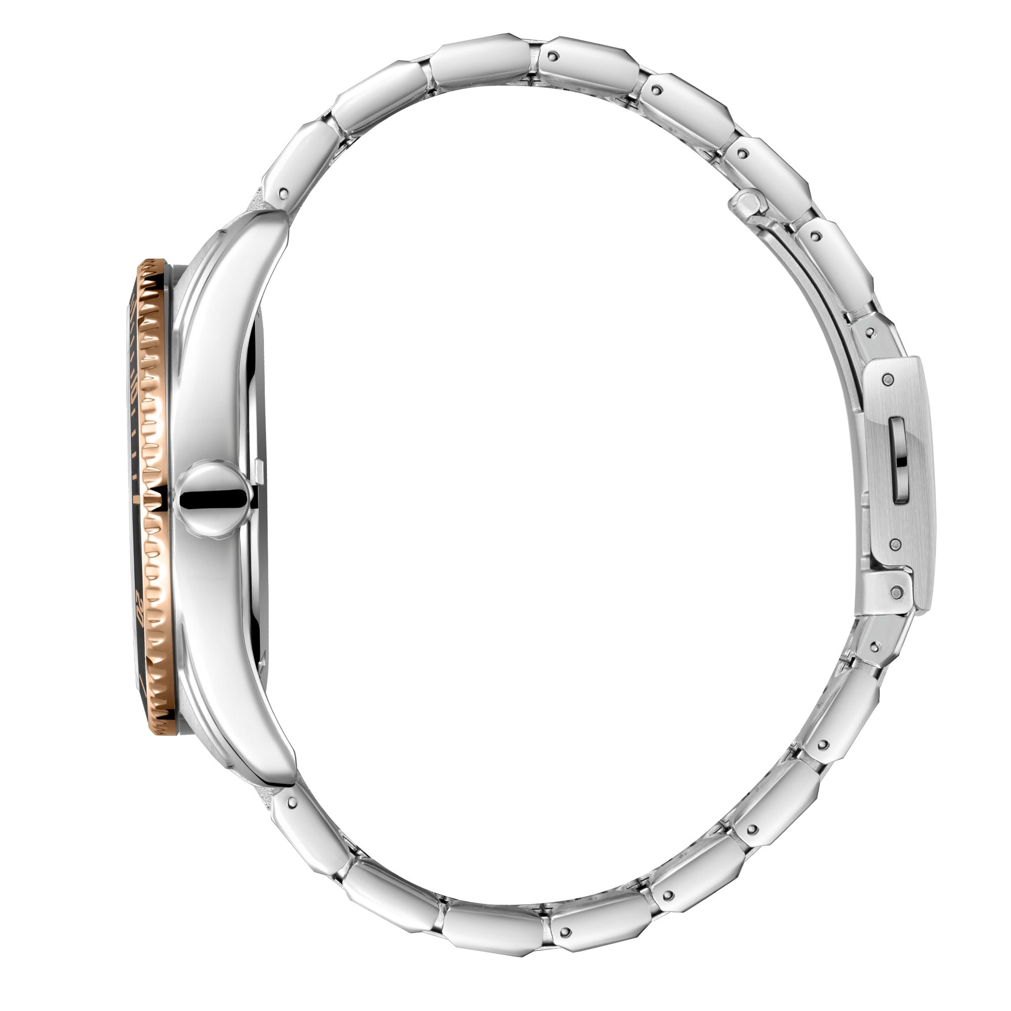 Montre homme Lee Cooper Lc08314.590 argent/or rose
