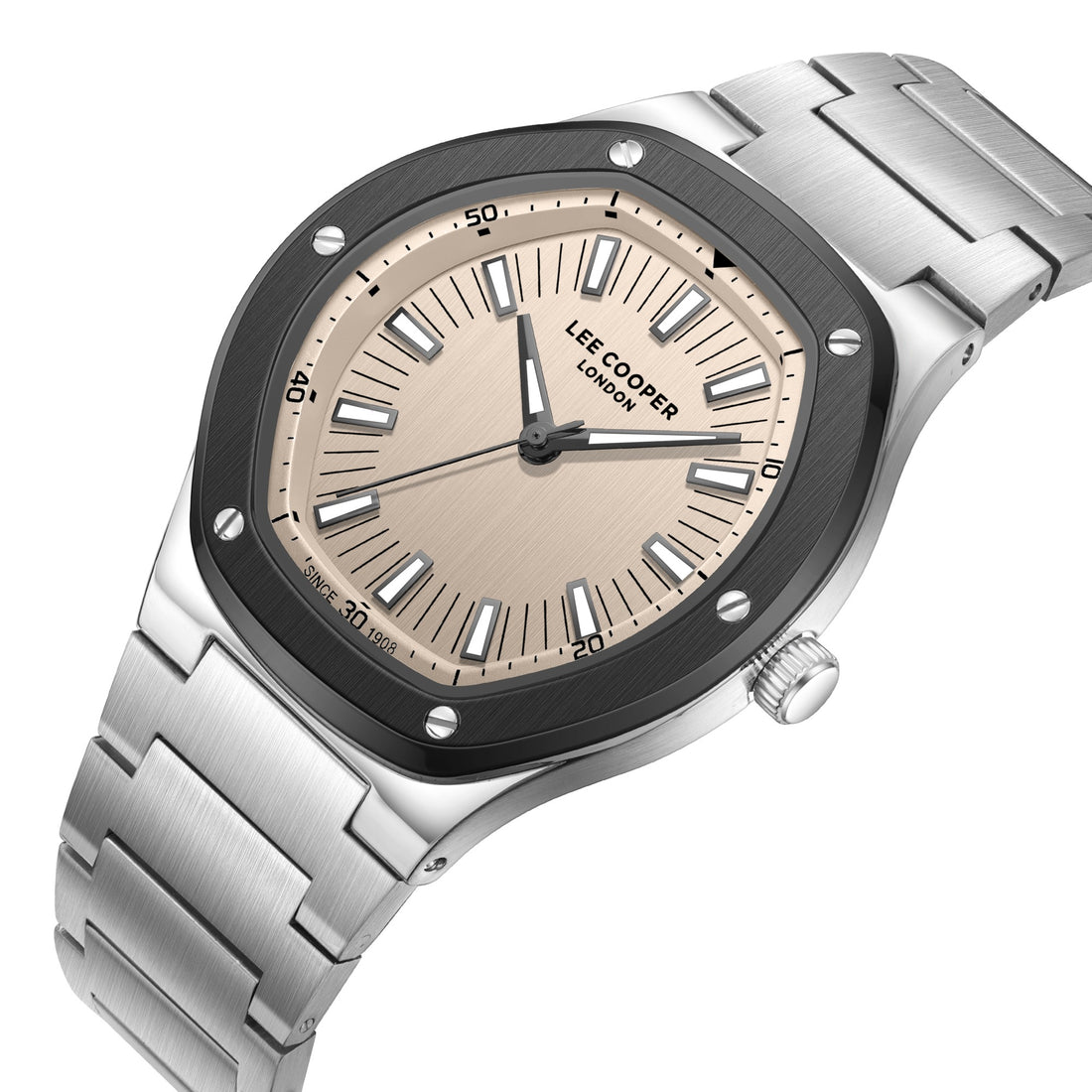 Montre Lee Cooper pour Homme à Cadran Beige