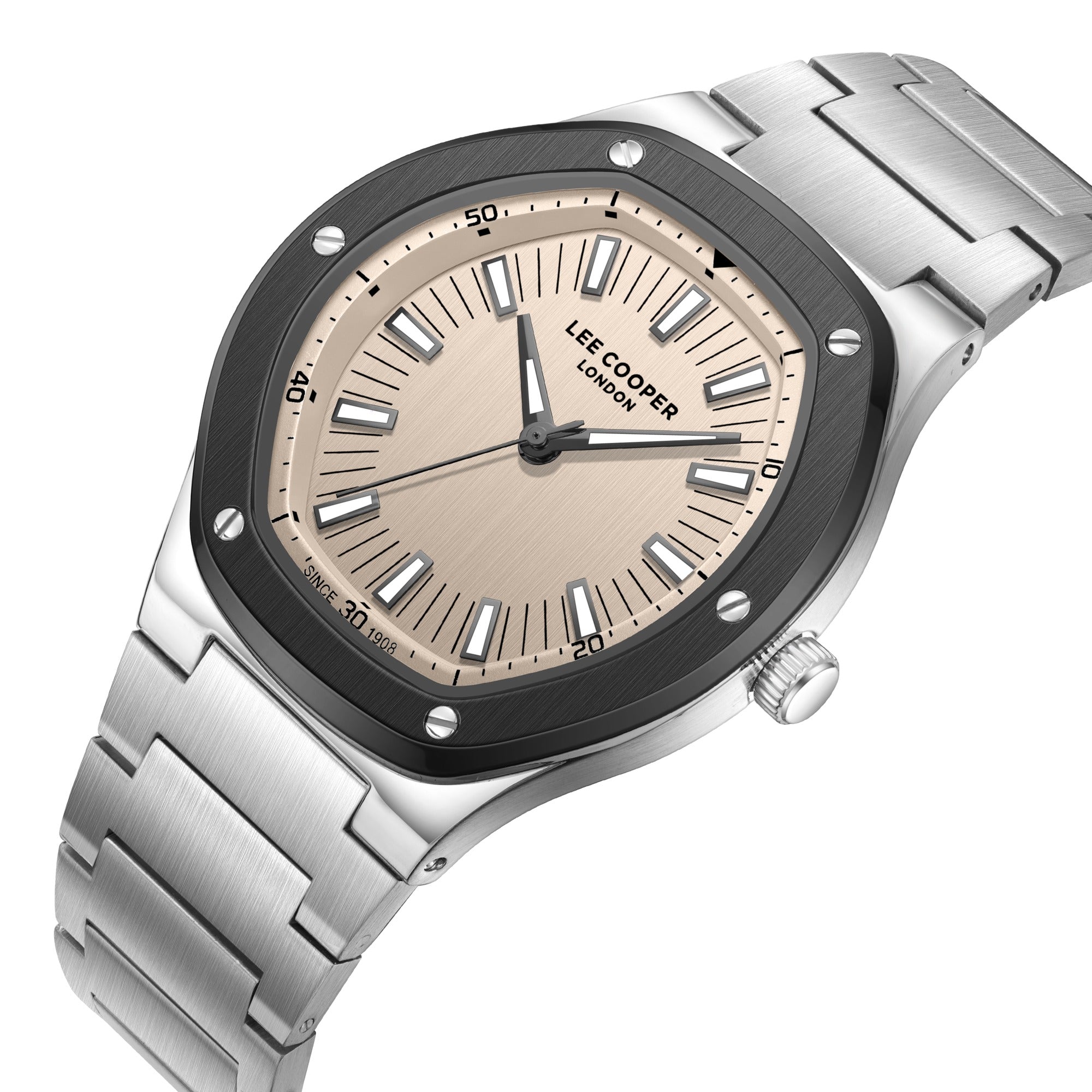 Montre Lee Cooper pour Homme à Cadran Beige