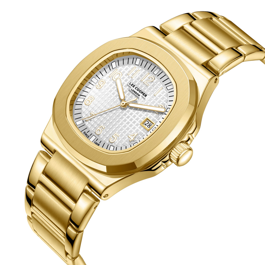 Montre Carrée Homme Lee Cooper Cadran Gris