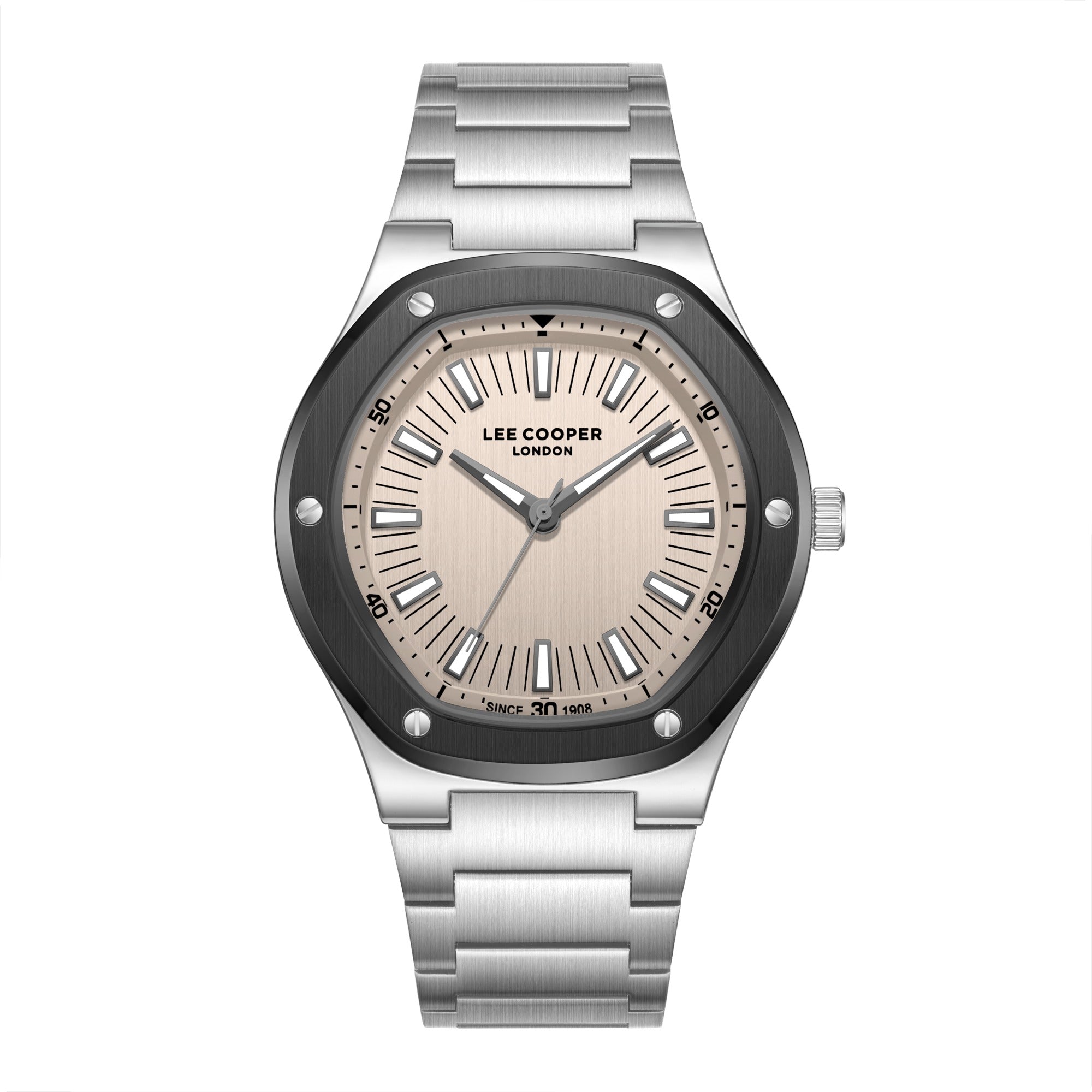 Montre Lee Cooper pour Homme à Cadran Beige