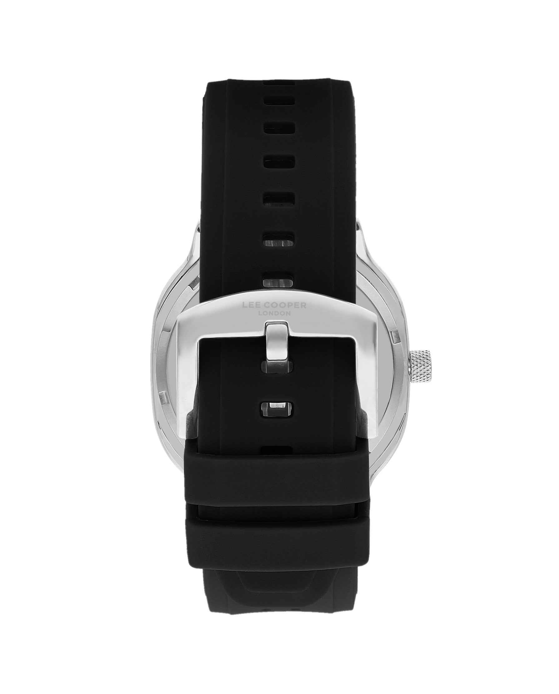Montre Homme Carrée Lee Cooper Bracelet Noir