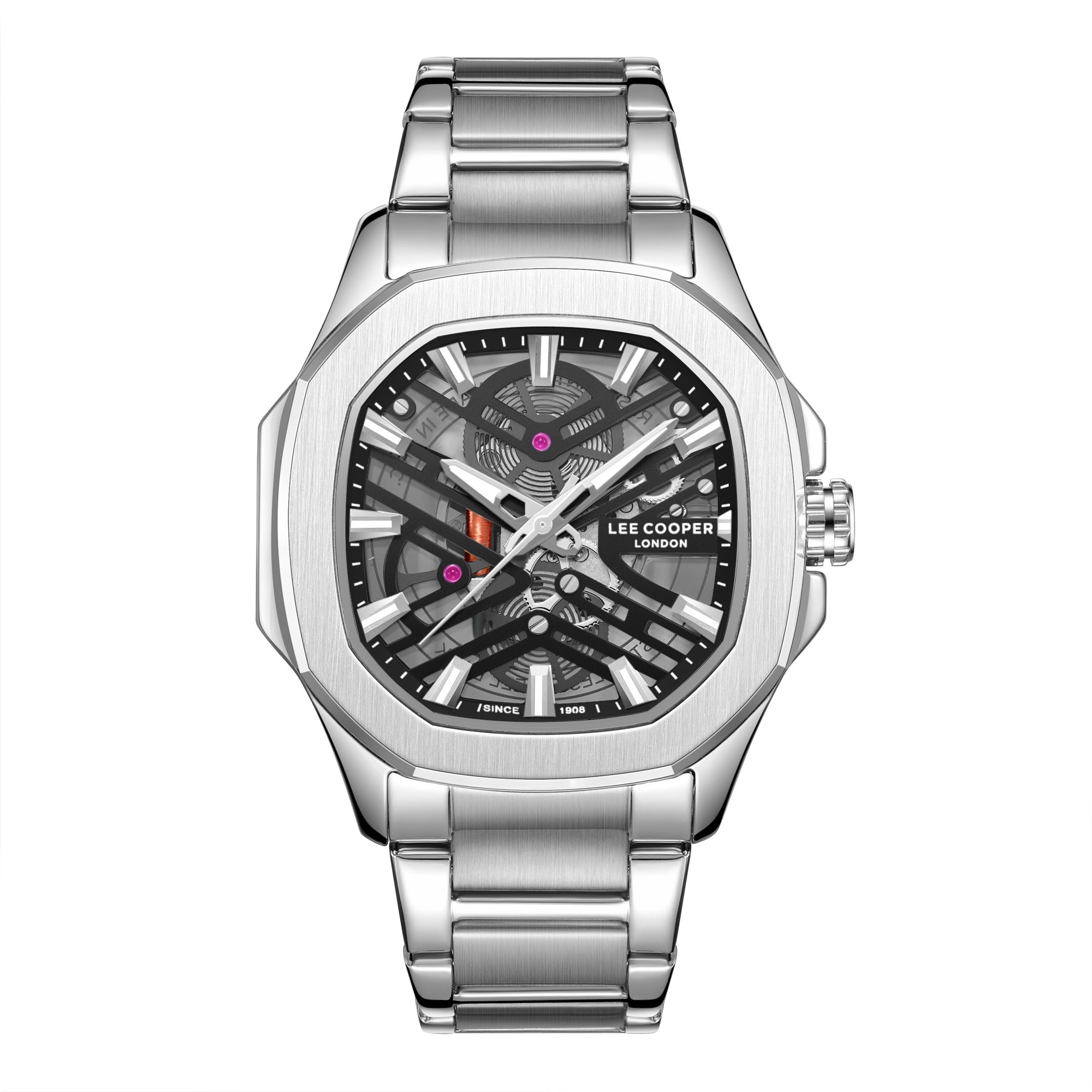 Montre homme Lee Cooper Lc08246.350 argentée