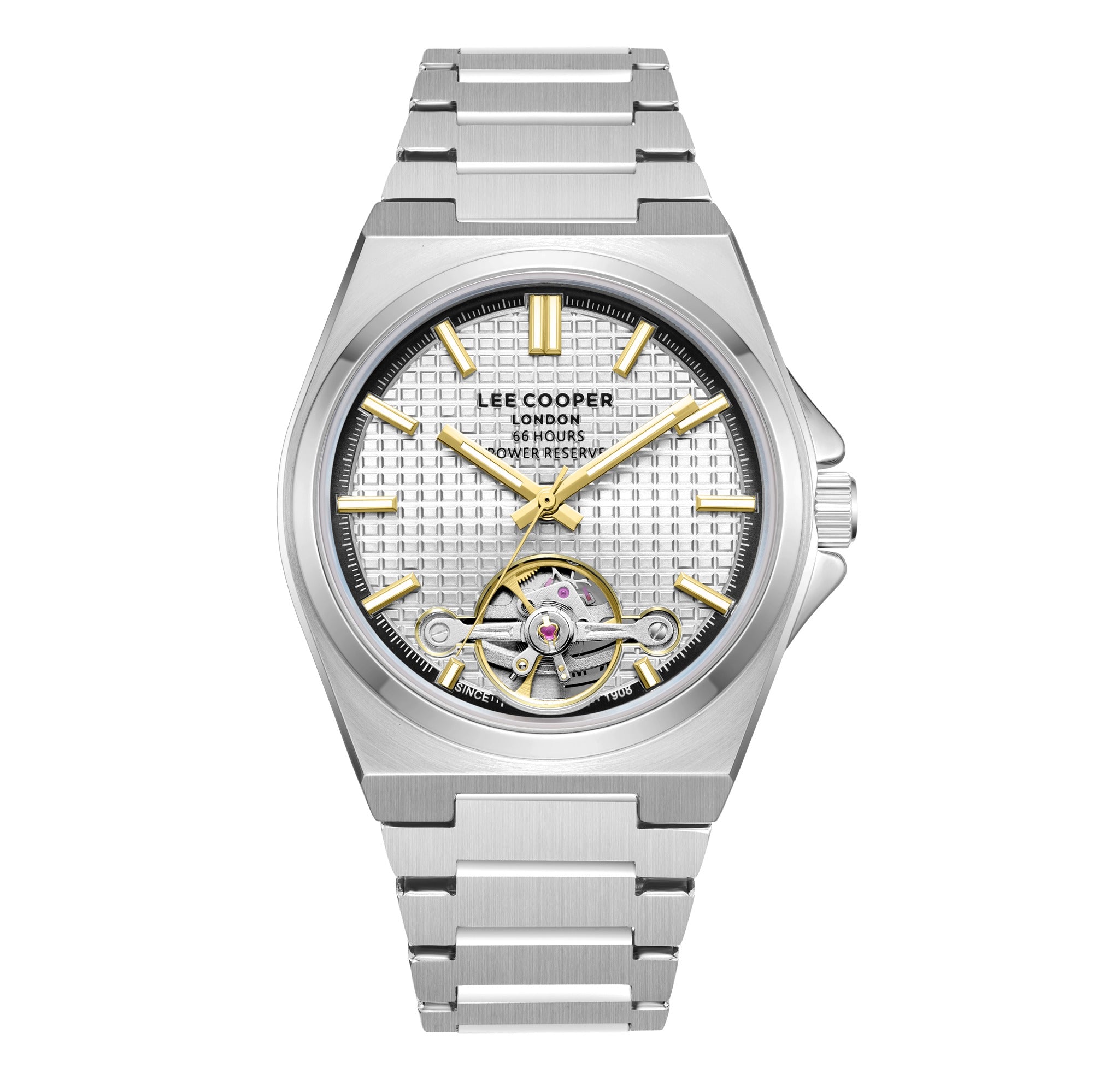 Montre Automatique Lee Cooper En Argent