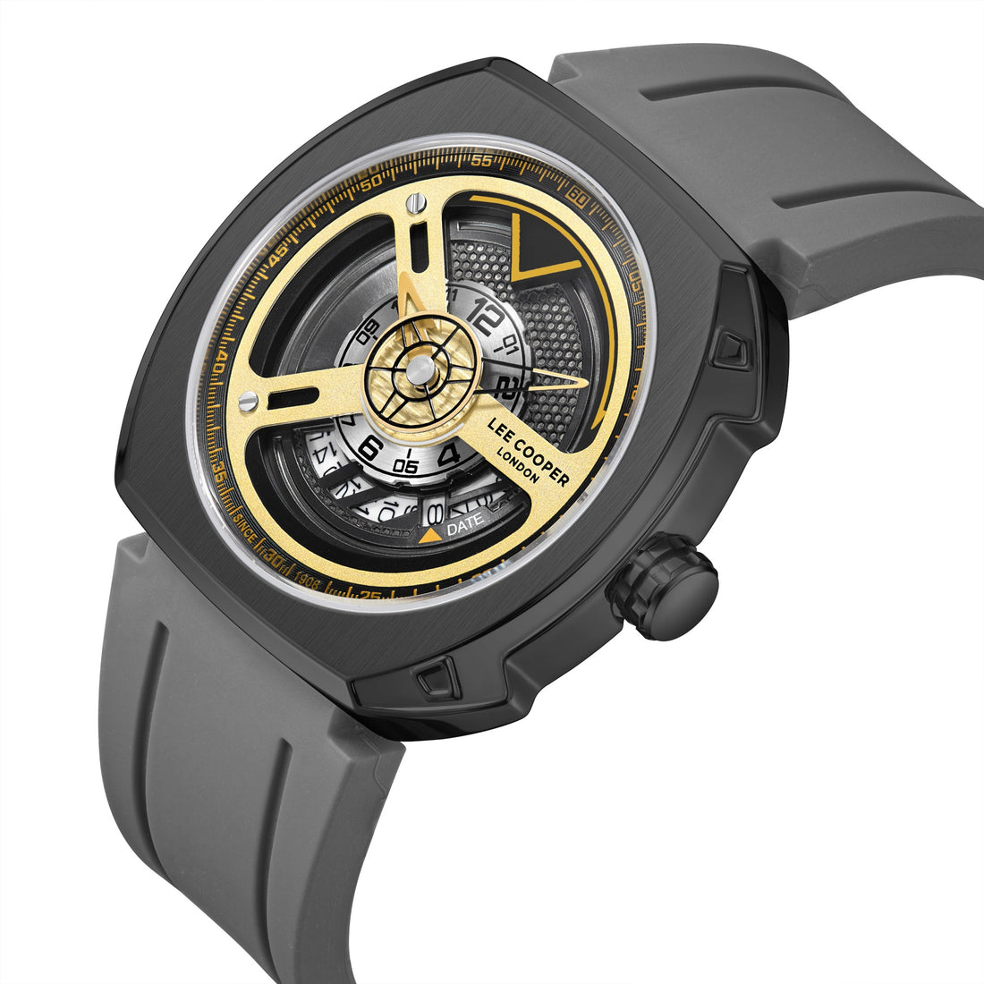Montre futuriste Lee Cooper pour homme en gris