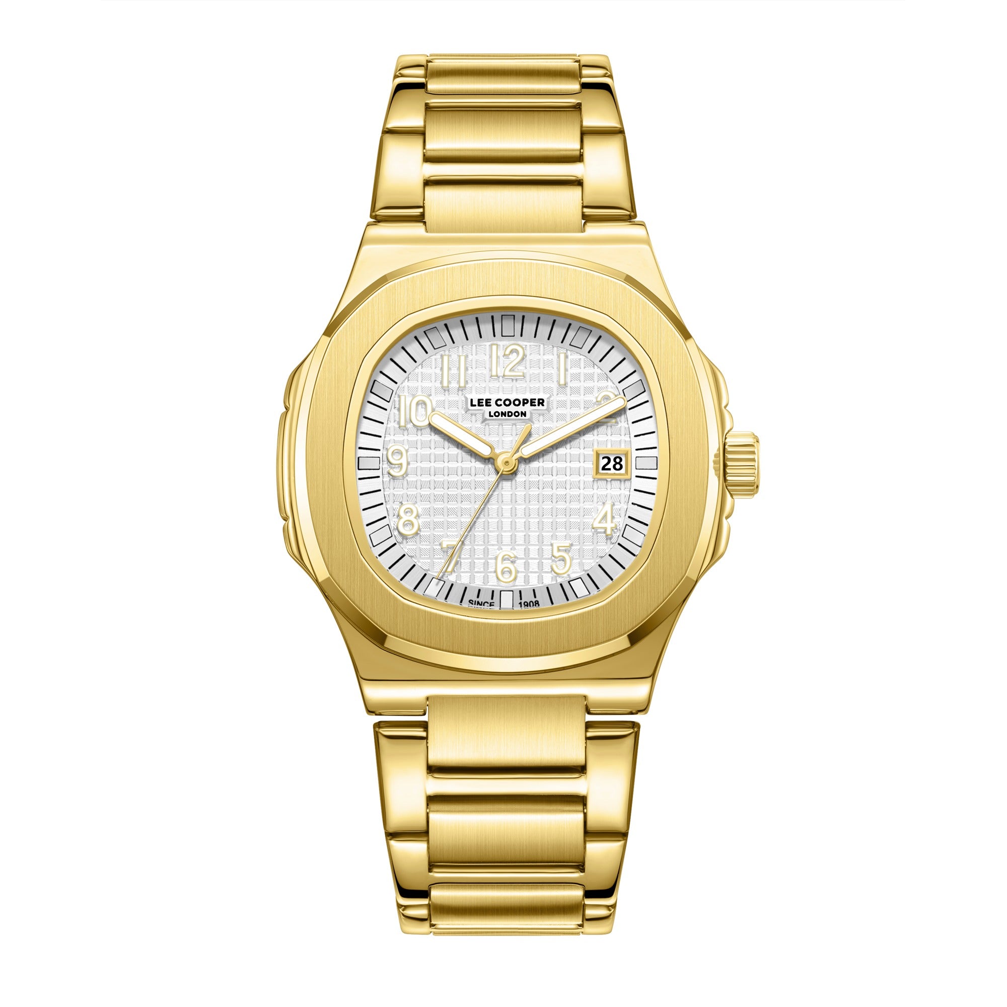 Montre Carrée Homme Lee Cooper Cadran Gris