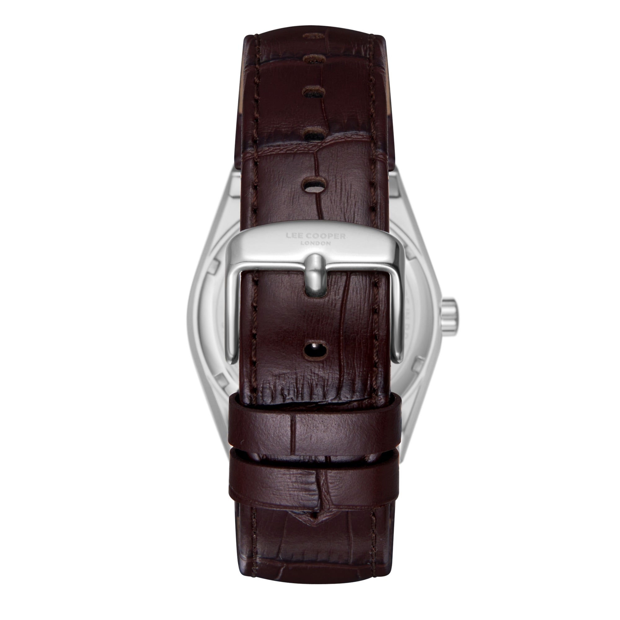 Montre homme Lee Cooper bracelet marron