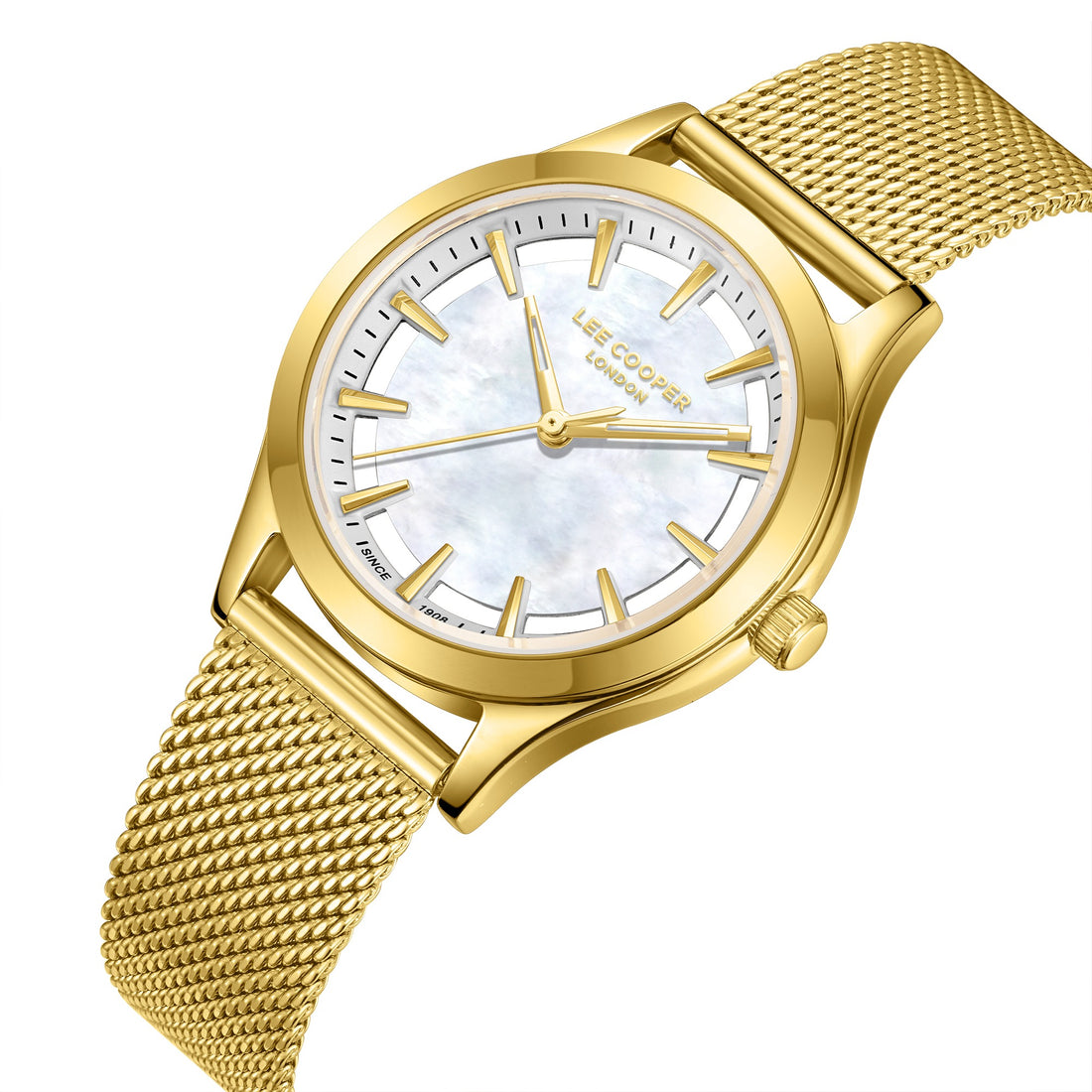 Montre Lee Cooper pour femme ton or